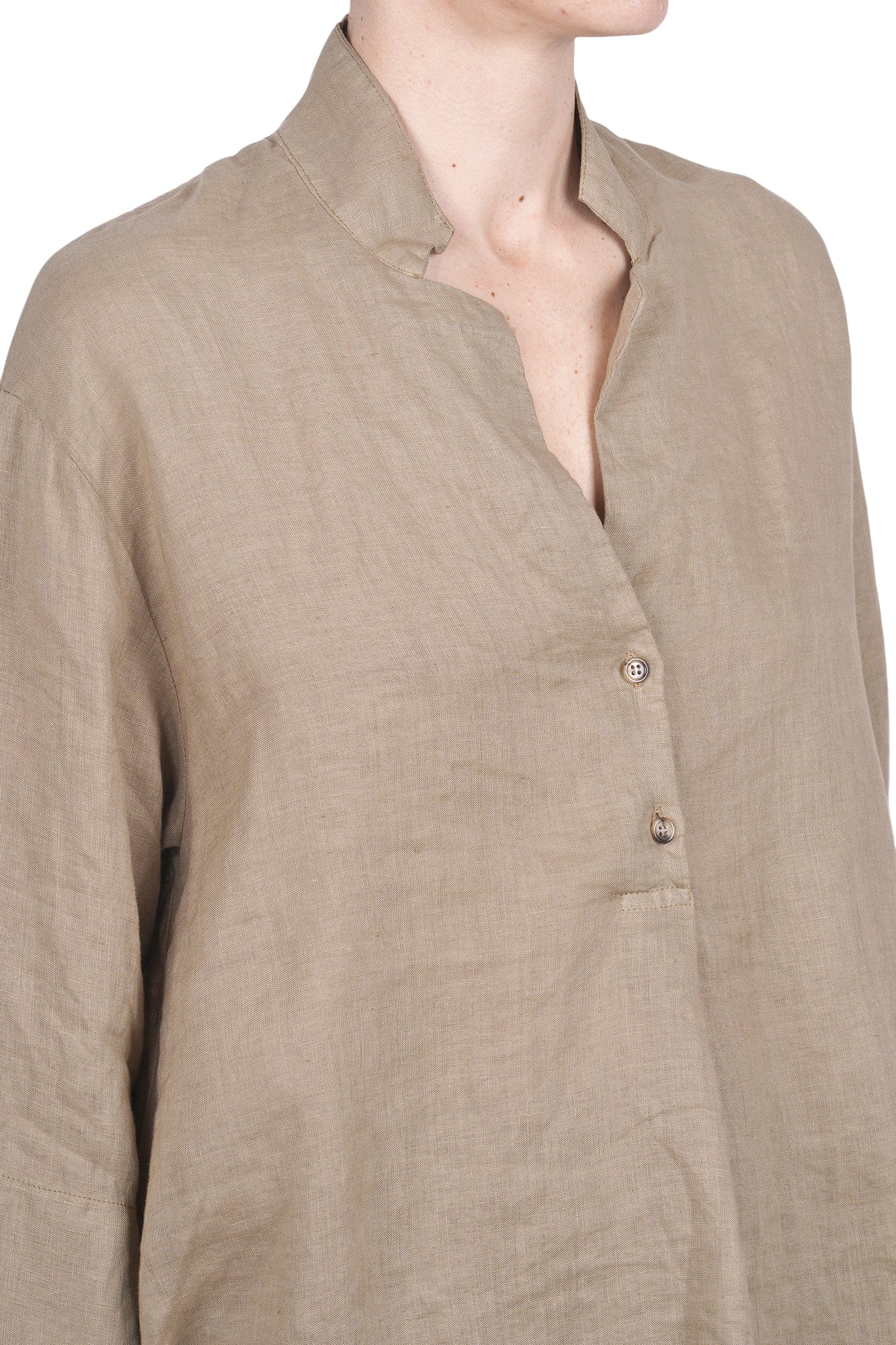 Mama B - Camicia - 471402 - Kaki - Image 6