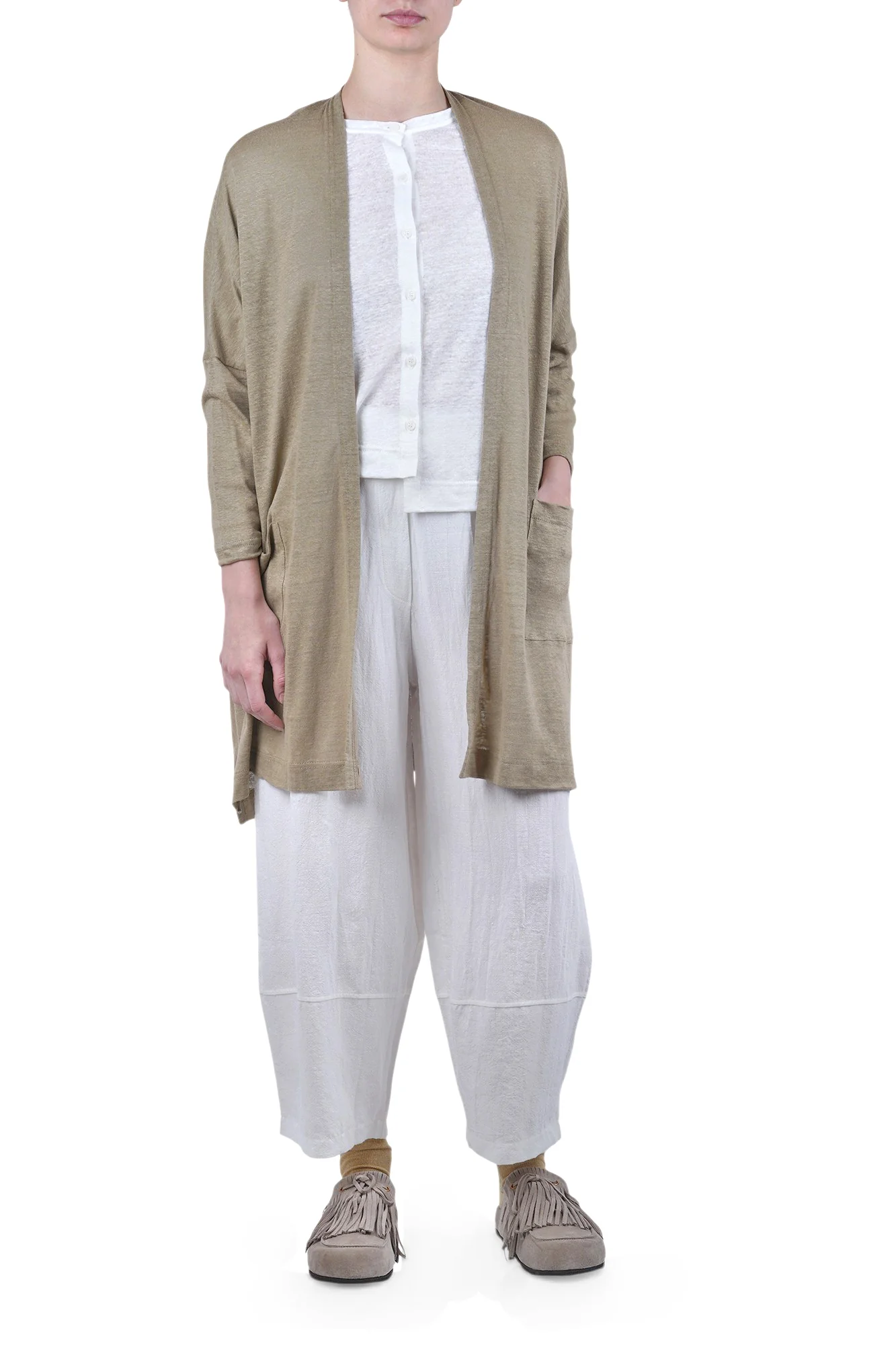 Mama B - Cardigan - 471435 - Kaki - Image 2