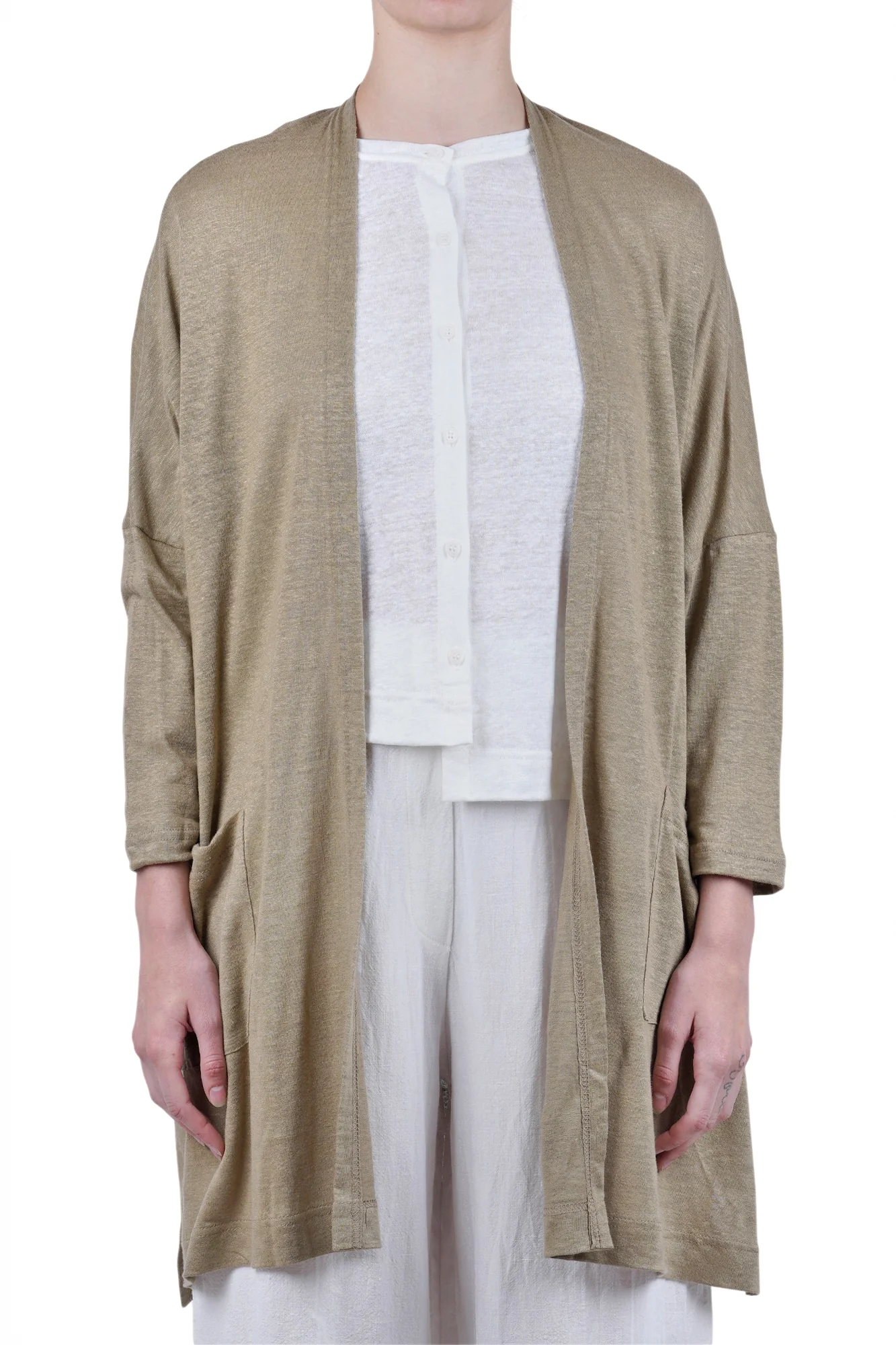 Mama B - Cardigan - 471435 - Kaki - Image 3