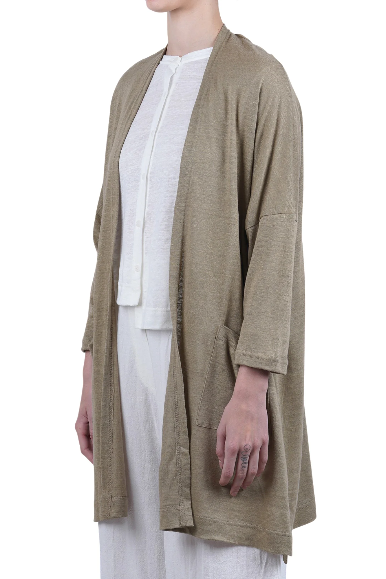 Mama B - Cardigan - 471435 - Kaki - Image 4