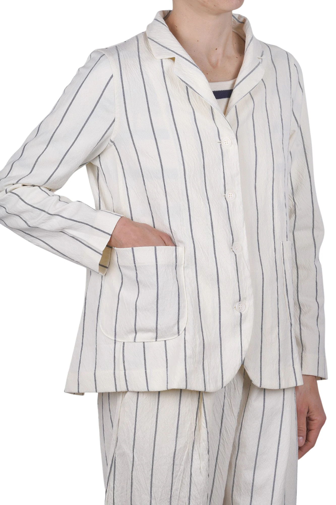 Mama B - Giacca - 471428 - Latte/Blu - Image 6