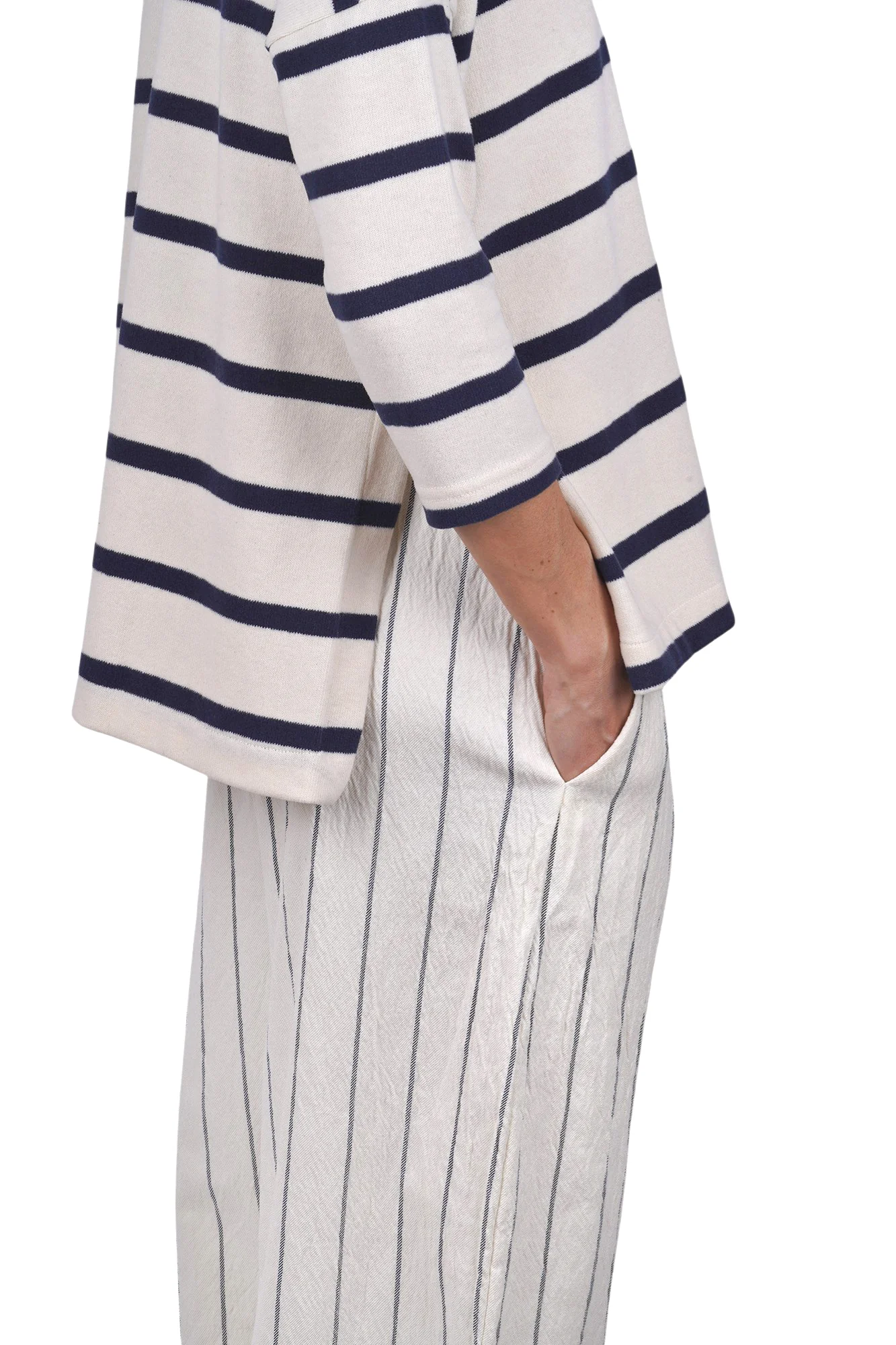 Mama B - Pantalone - 471427 - Latte/Blu - Image 6