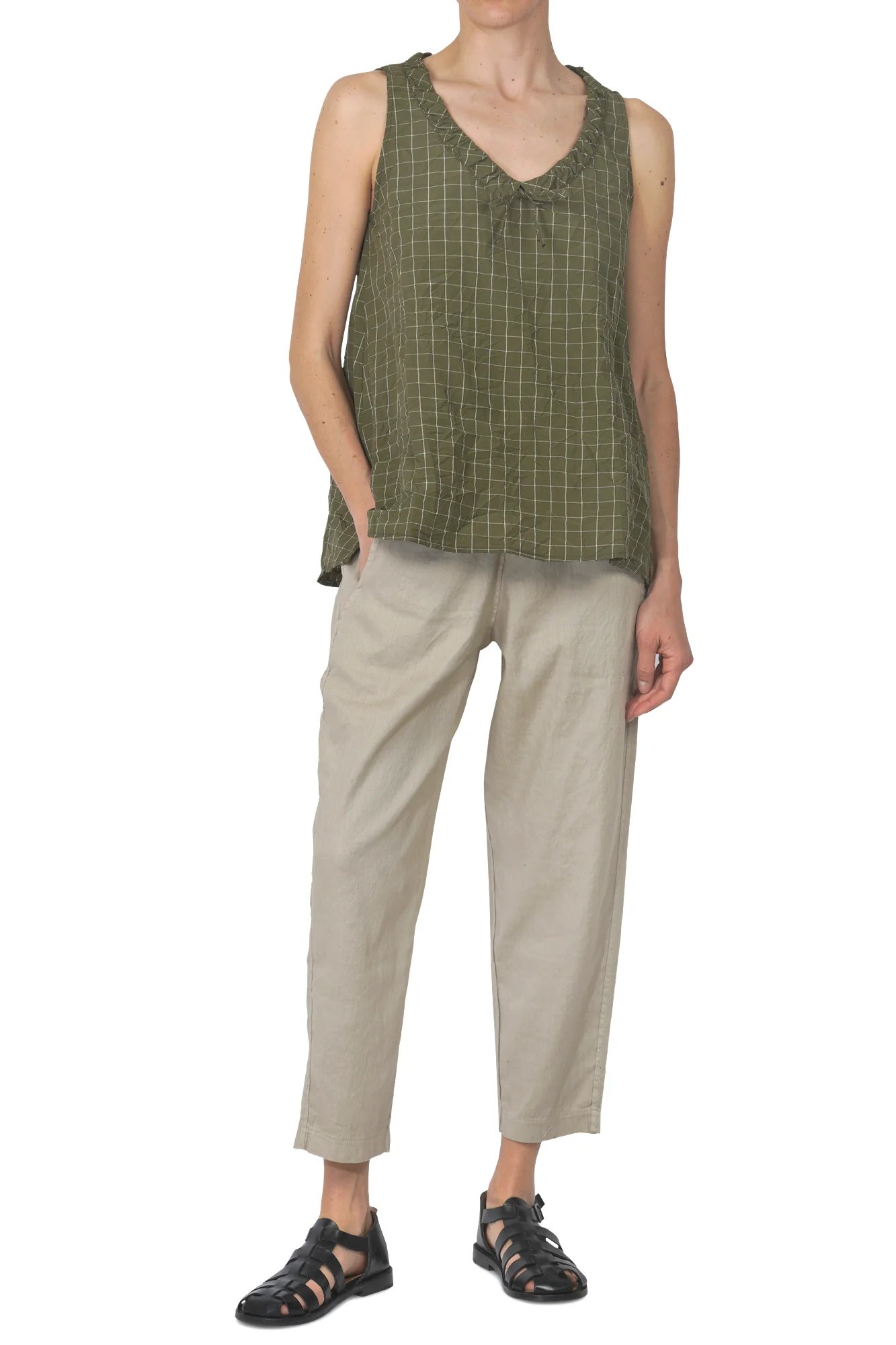Mama B - Top - 450656 - Verde/Latte - Image 2