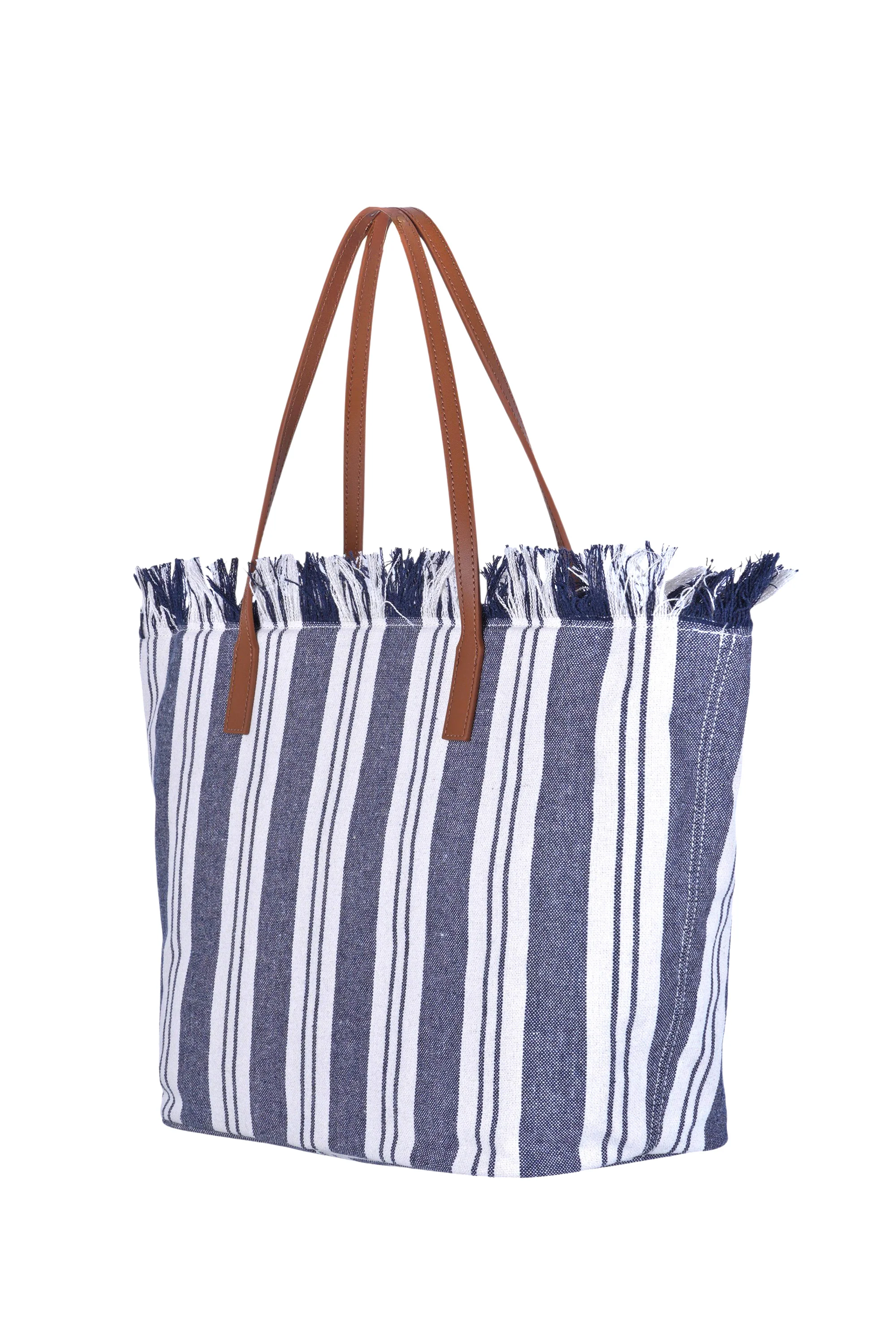 MC2 Saint Barth - Borsa grande - 470965 - Panna/Blu - Image 3