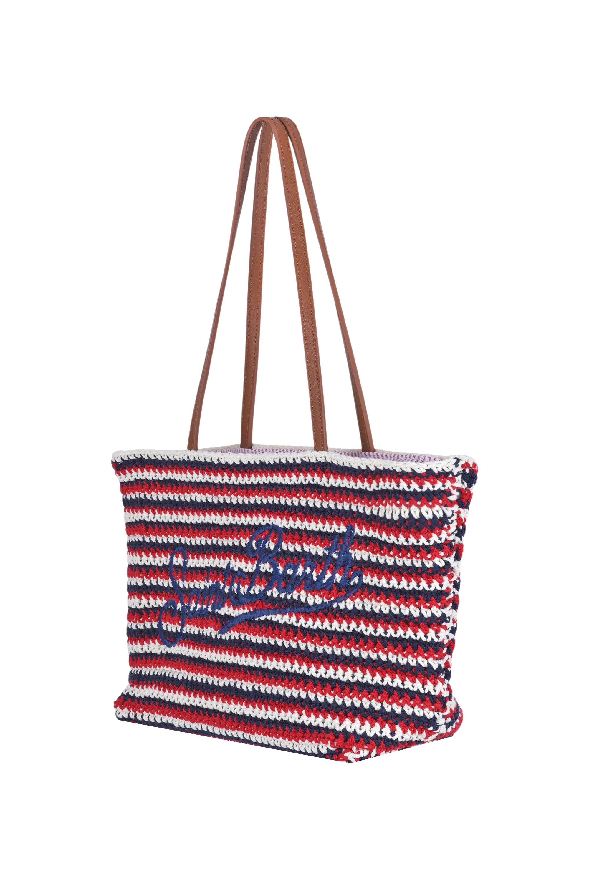 MC2 Saint Barth - Borsa grande - 471006 - Blu/Rosso - Image 3