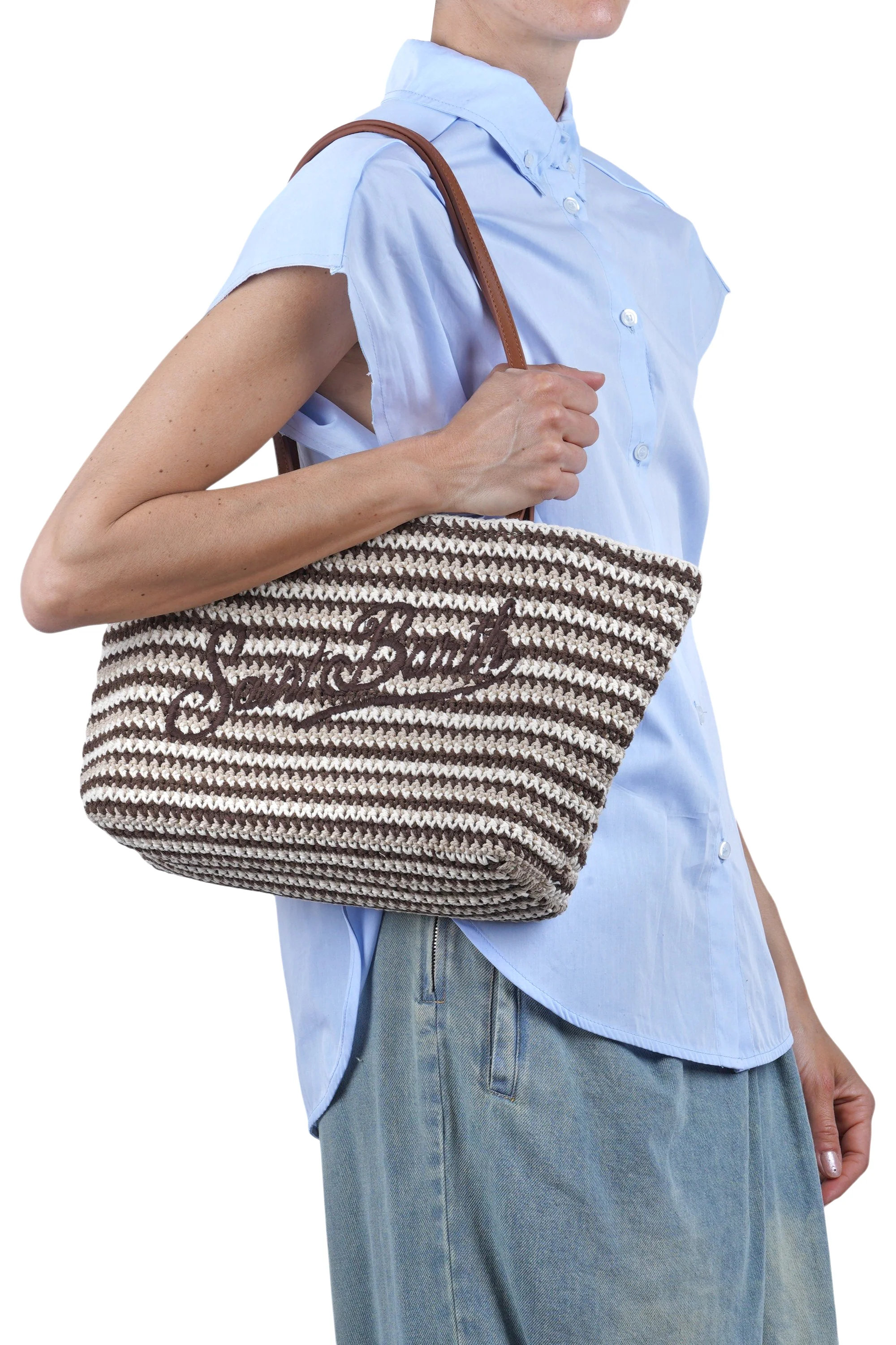 MC2 Saint Barth - Borsa grande - 471006 - Cioccolato/Latte - Image 2