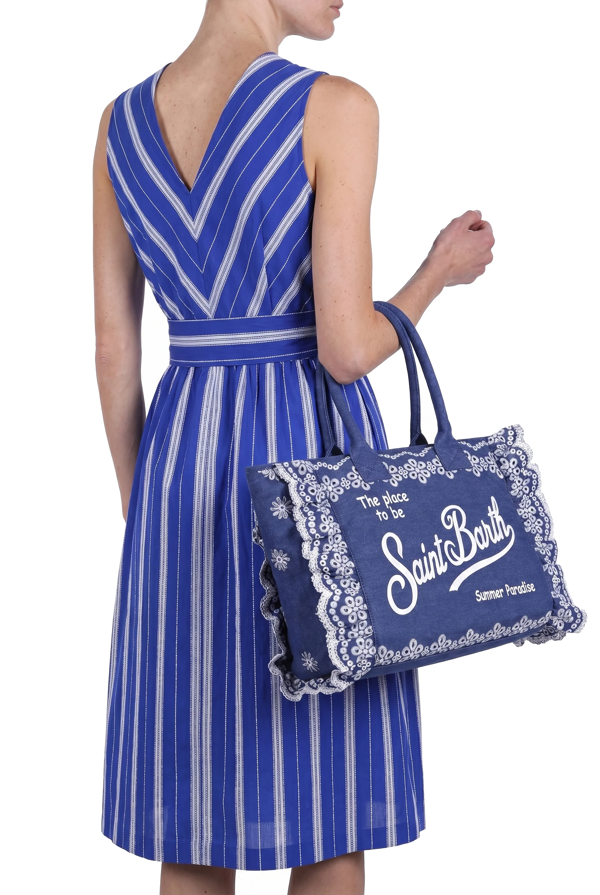 MC2 Saint Barth - Borsa grande - 471007 - Denim - Image 2