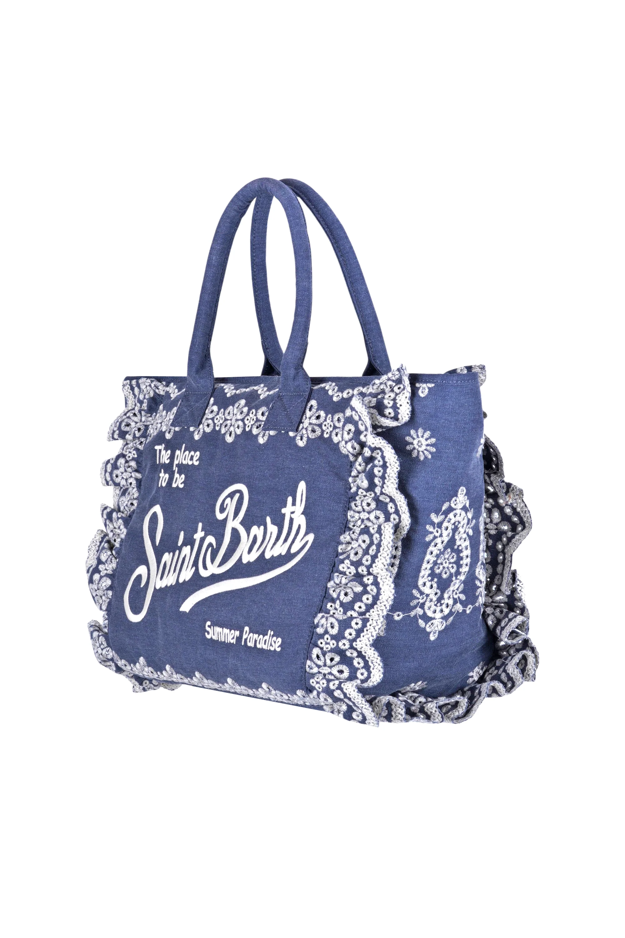 MC2 Saint Barth - Borsa grande - 471007 - Denim - Image 3