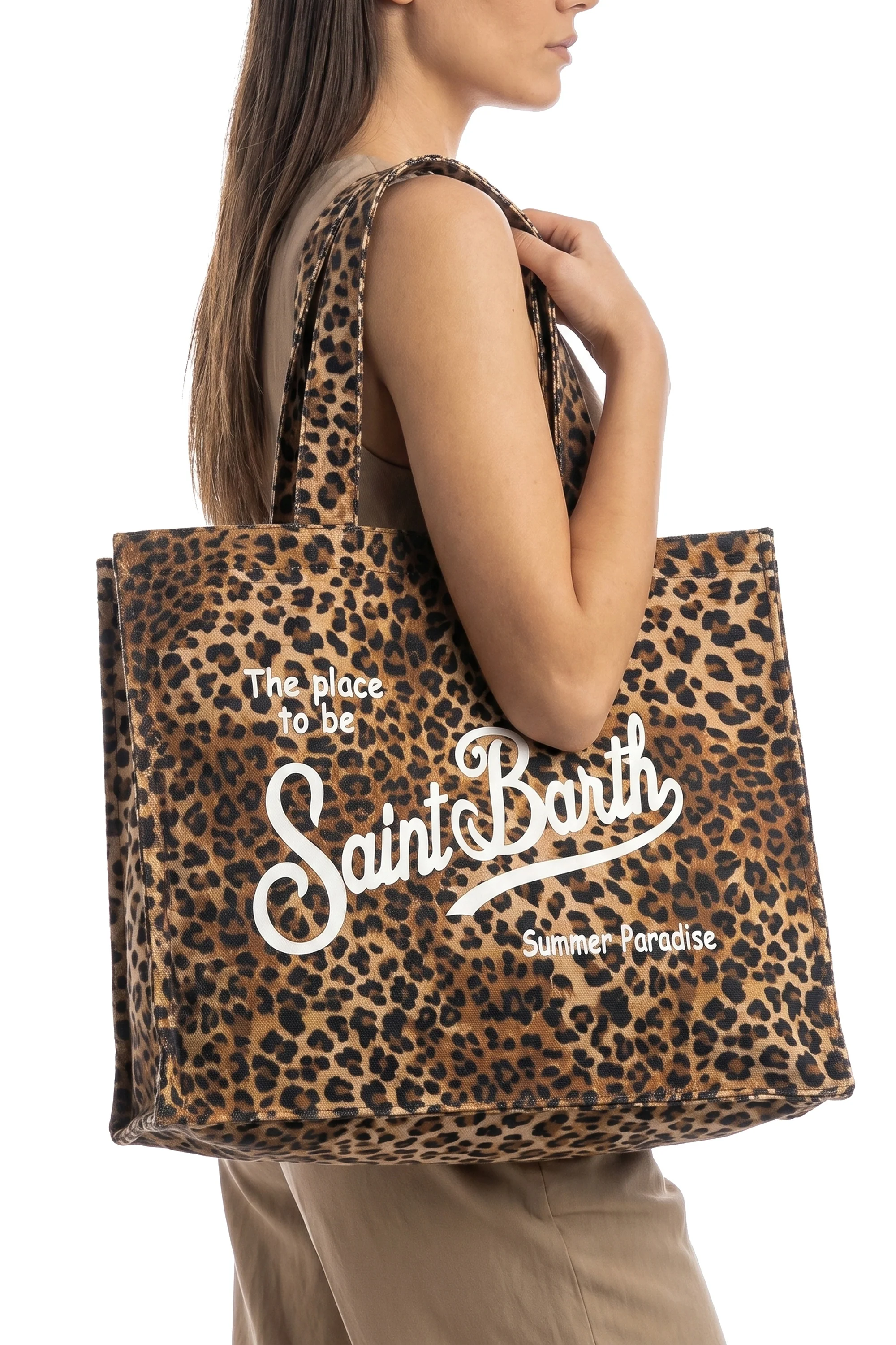 MC2 Saint Barth - Borsa grande - 471029 - Nero/Nocciola - Image 2