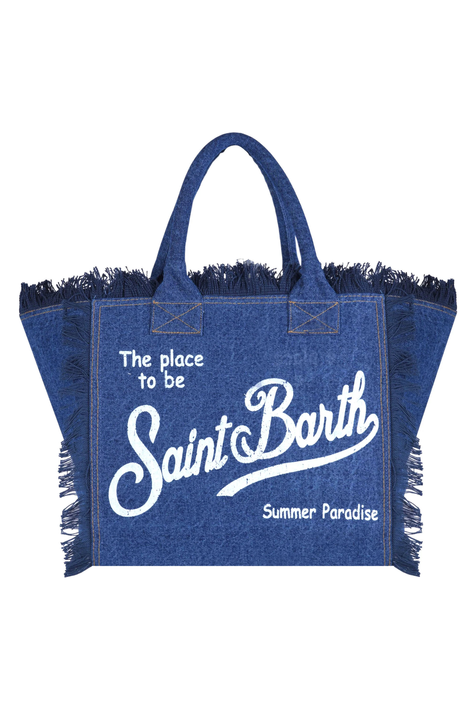 MC2 Saint Barth - Borsa grande - 471034 - Denim - Image 4