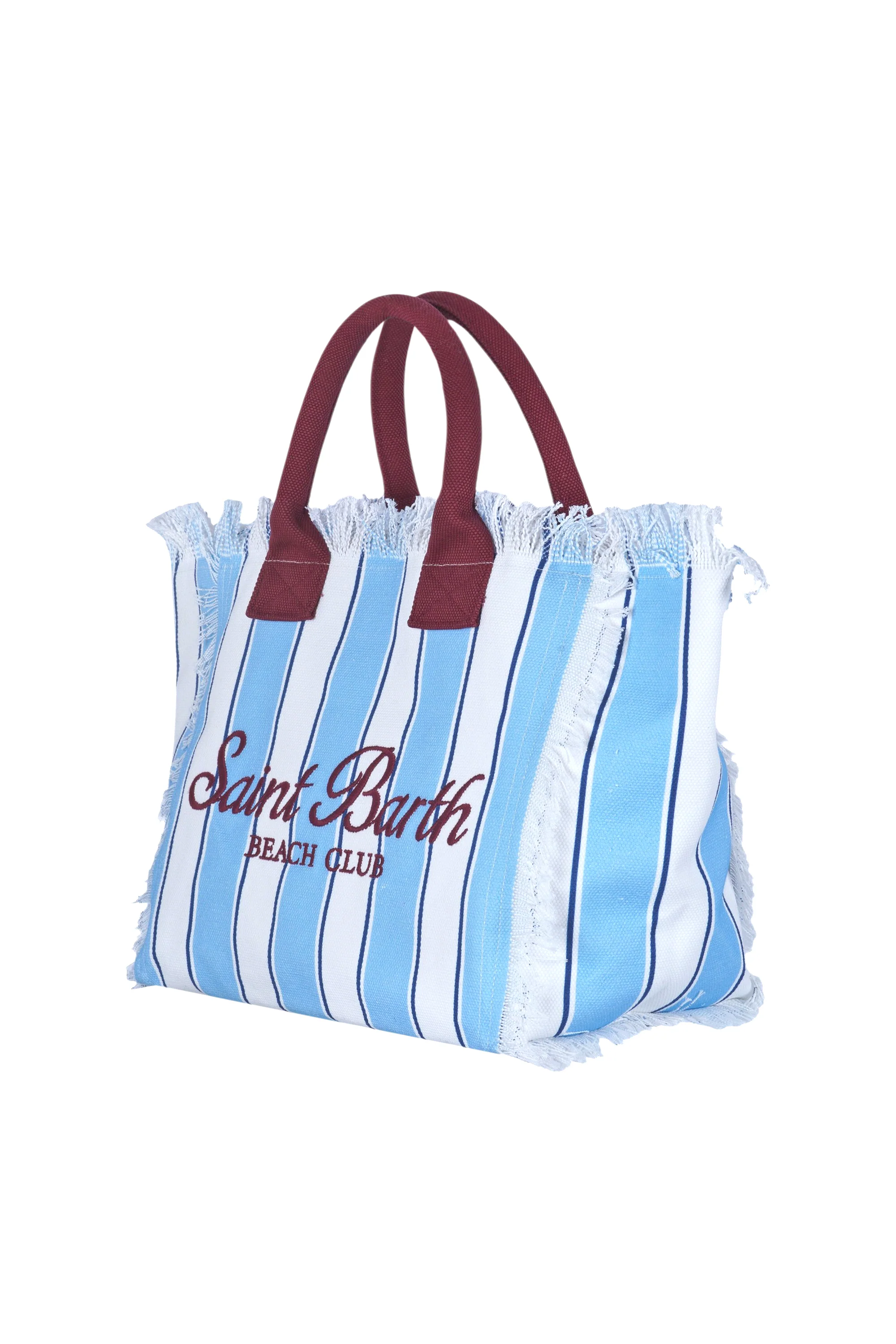 MC2 Saint Barth - Borsa grande - 471035 - Bianco/Azzurro - Image 3