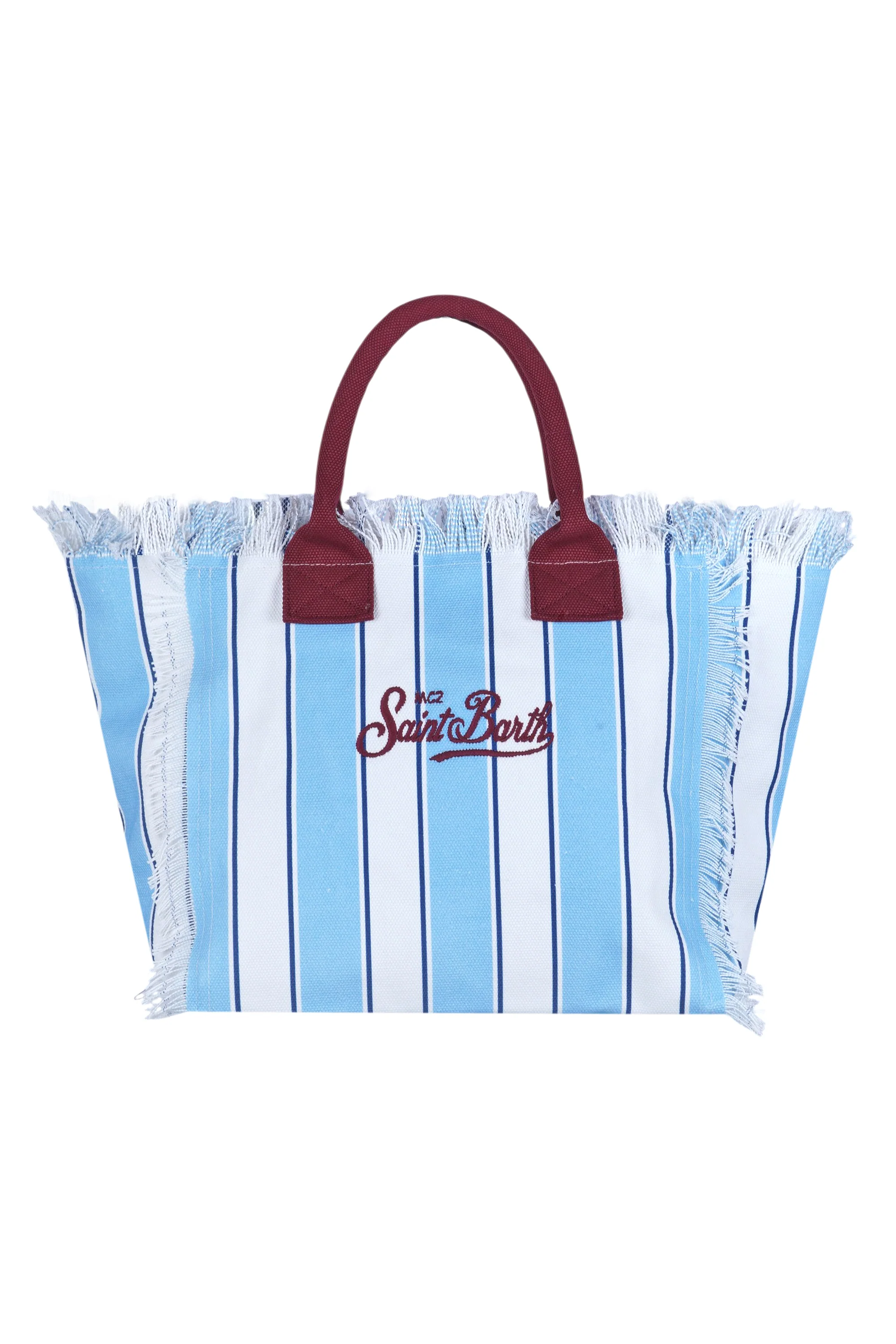 MC2 Saint Barth - Borsa grande - 471035 - Bianco/Azzurro - Image 4