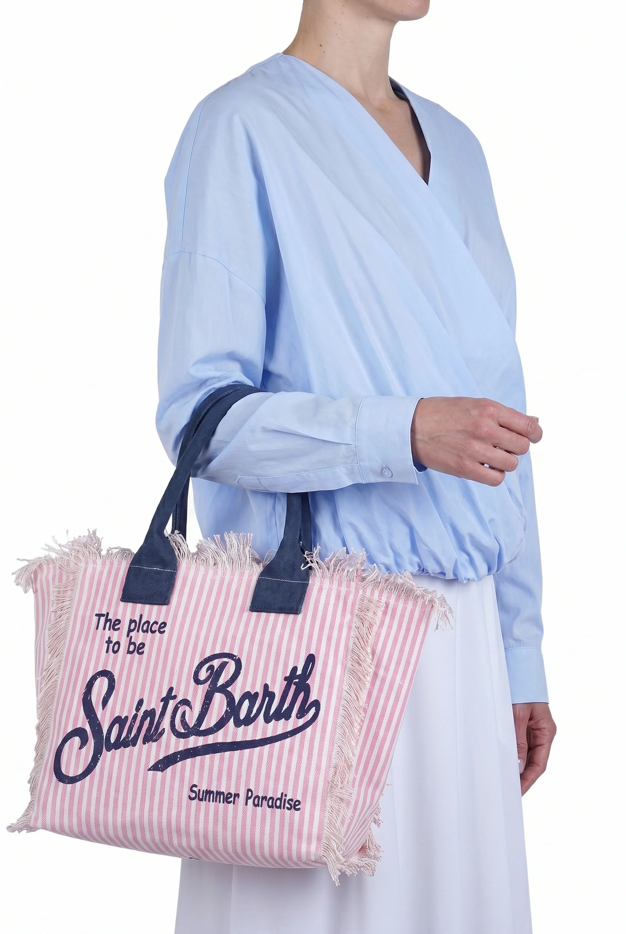 MC2 Saint Barth - Borsa grande - 471038 - Panna/Rosa - Image 2