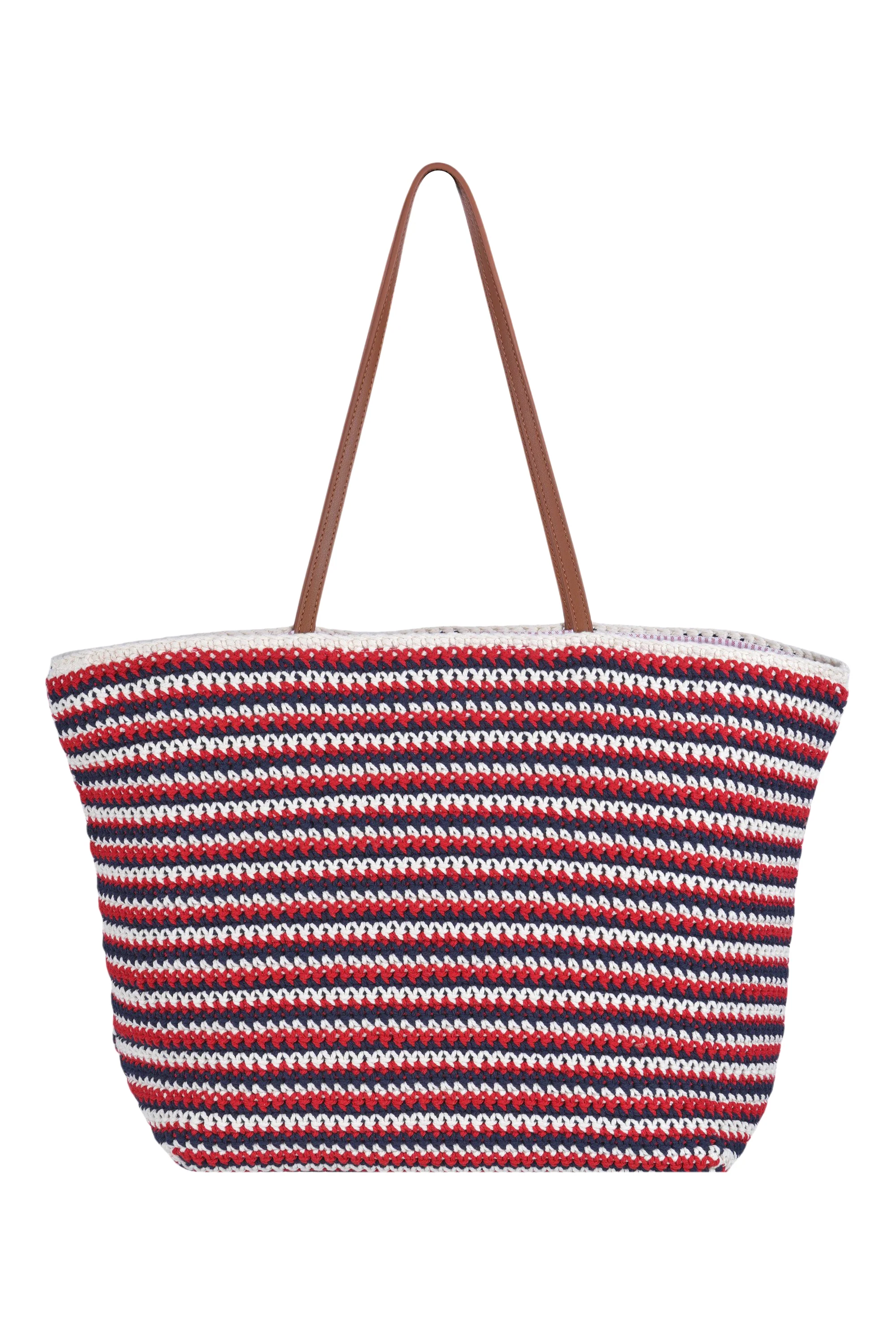 MC2 Saint Barth - Borsa media - 471005 - Blu/Rosso - Image 4