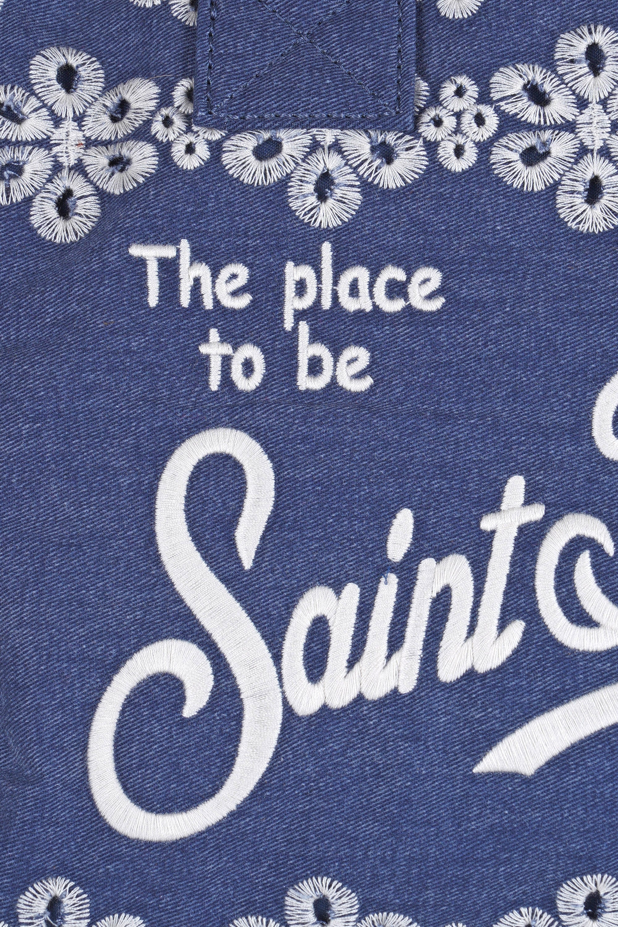 MC2 Saint Barth - Borsa media - 471008 - Denim - Image 6