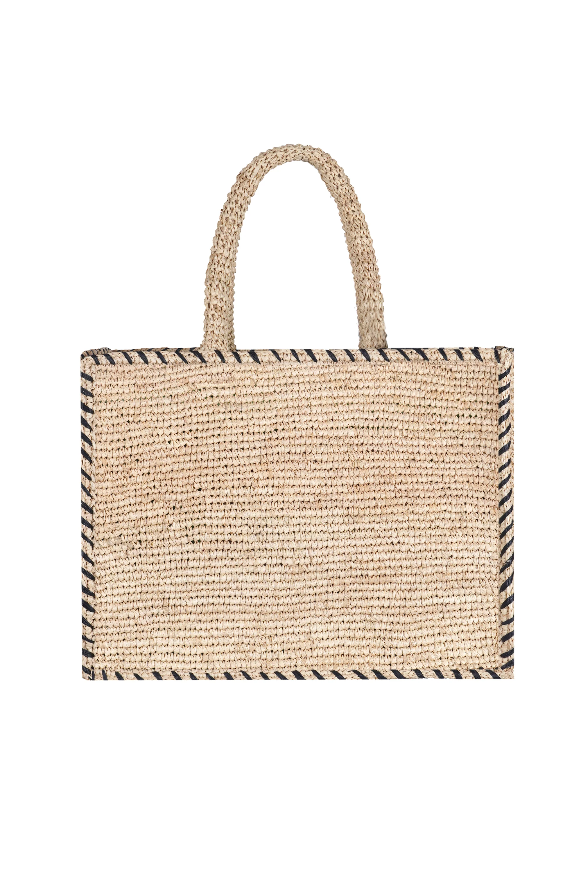 MC2 Saint Barth - Borsa media - 471016 - Beige/Nero - Image 4