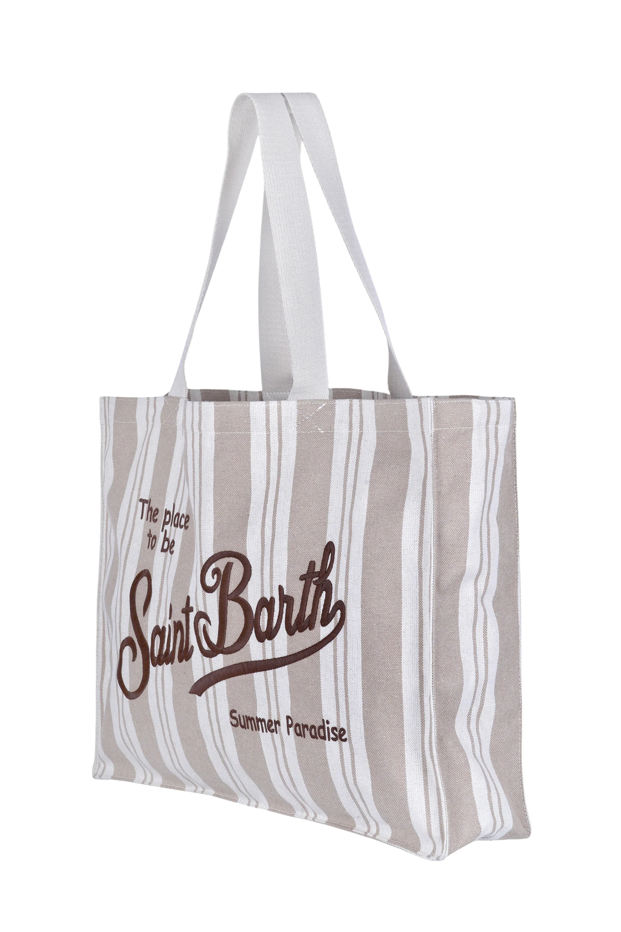 MC2 Saint Barth - Borsa media - 471028 - Panna/Tortora - Image 3