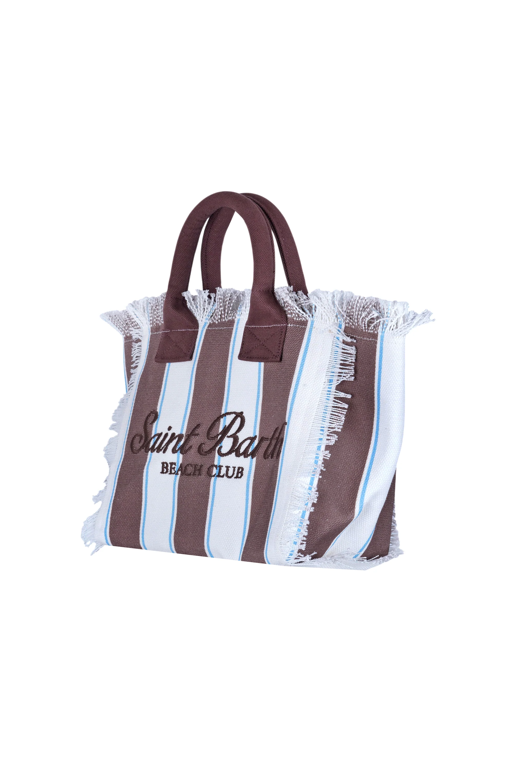 MC2 Saint Barth - Borsa media - 471045 - Bianco/Cioccolato - Image 3