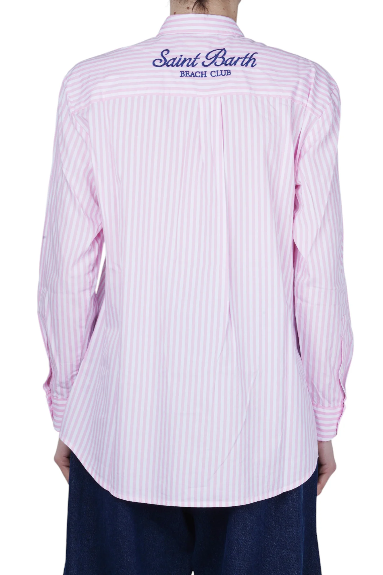 MC2 Saint Barth - Camicia - 470972 - Bianco/Rosa - Image 5