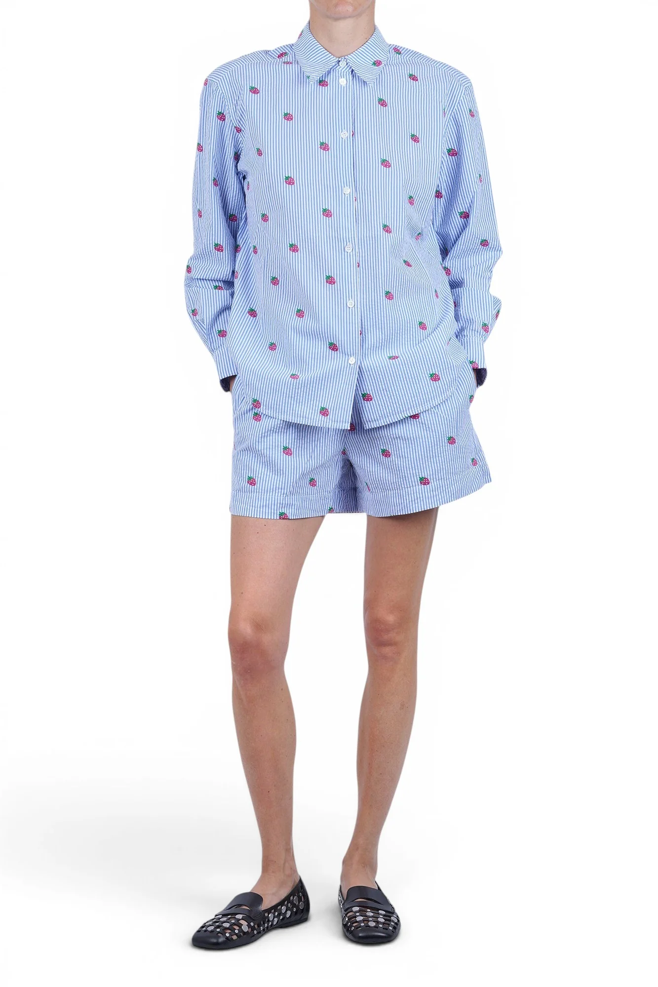 MC2 Saint Barth - Camicia - 470974 - Bianco/Blu - Image 2