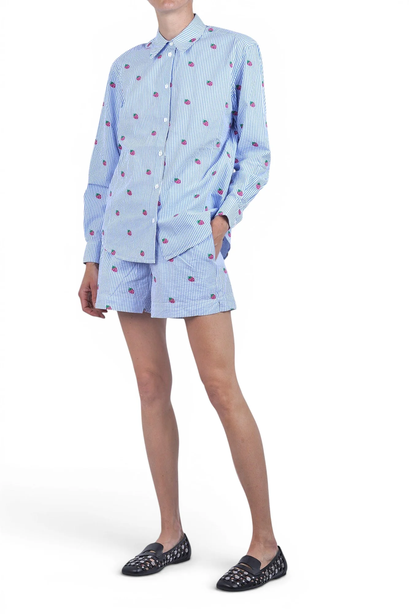 MC2 Saint Barth - Shorts - 470975 - Bianco/Blu - Image 2