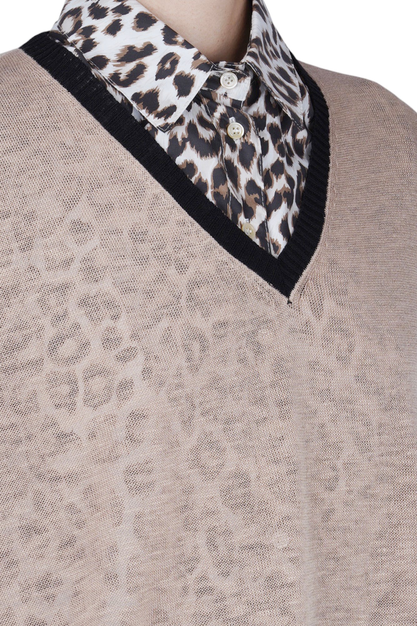 Même Road - Maglia - 470279 - Beige/Nero - Image 6