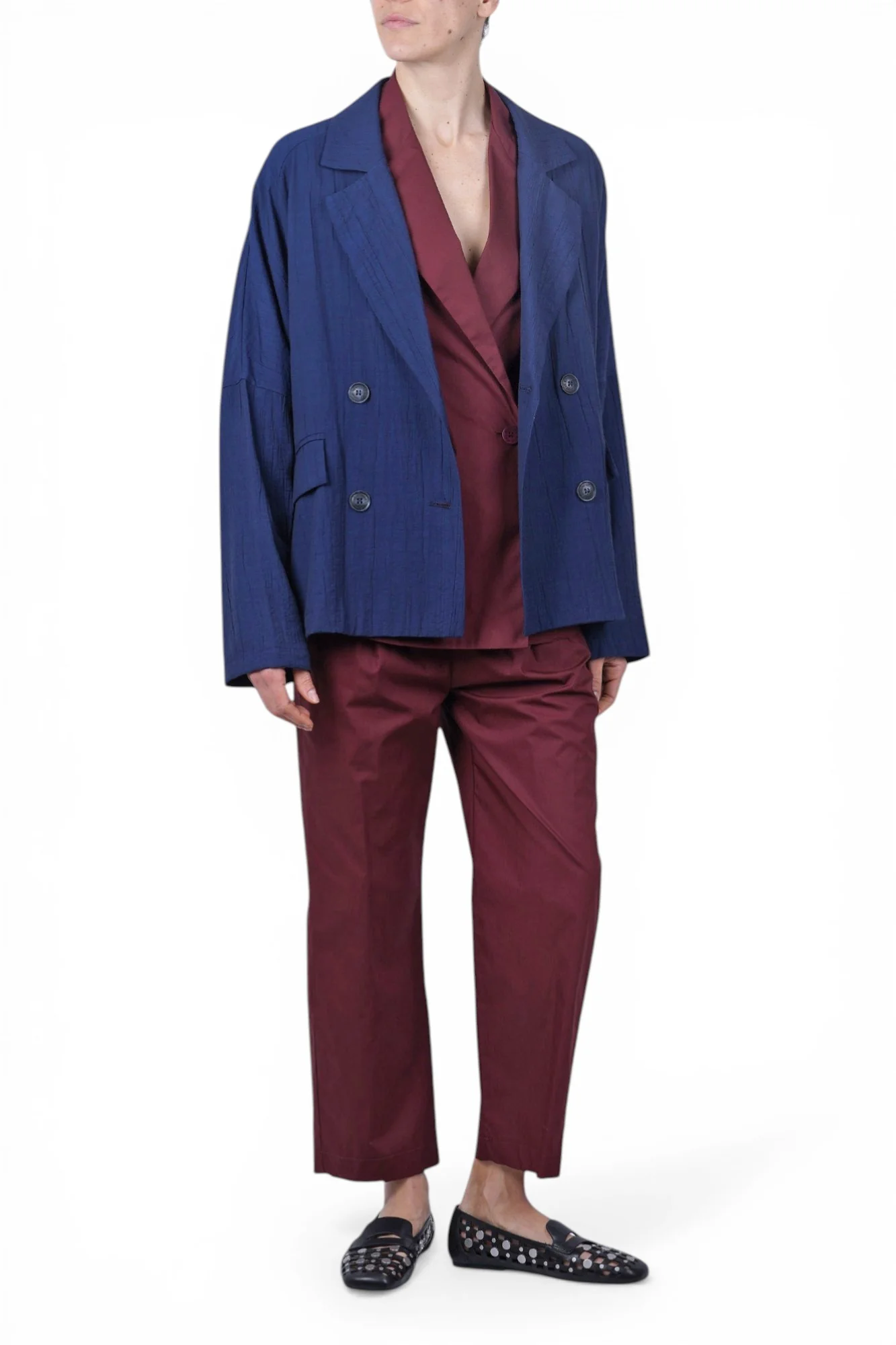 Même Road - Pantalone - 470261 - Bordeaux - Image 2