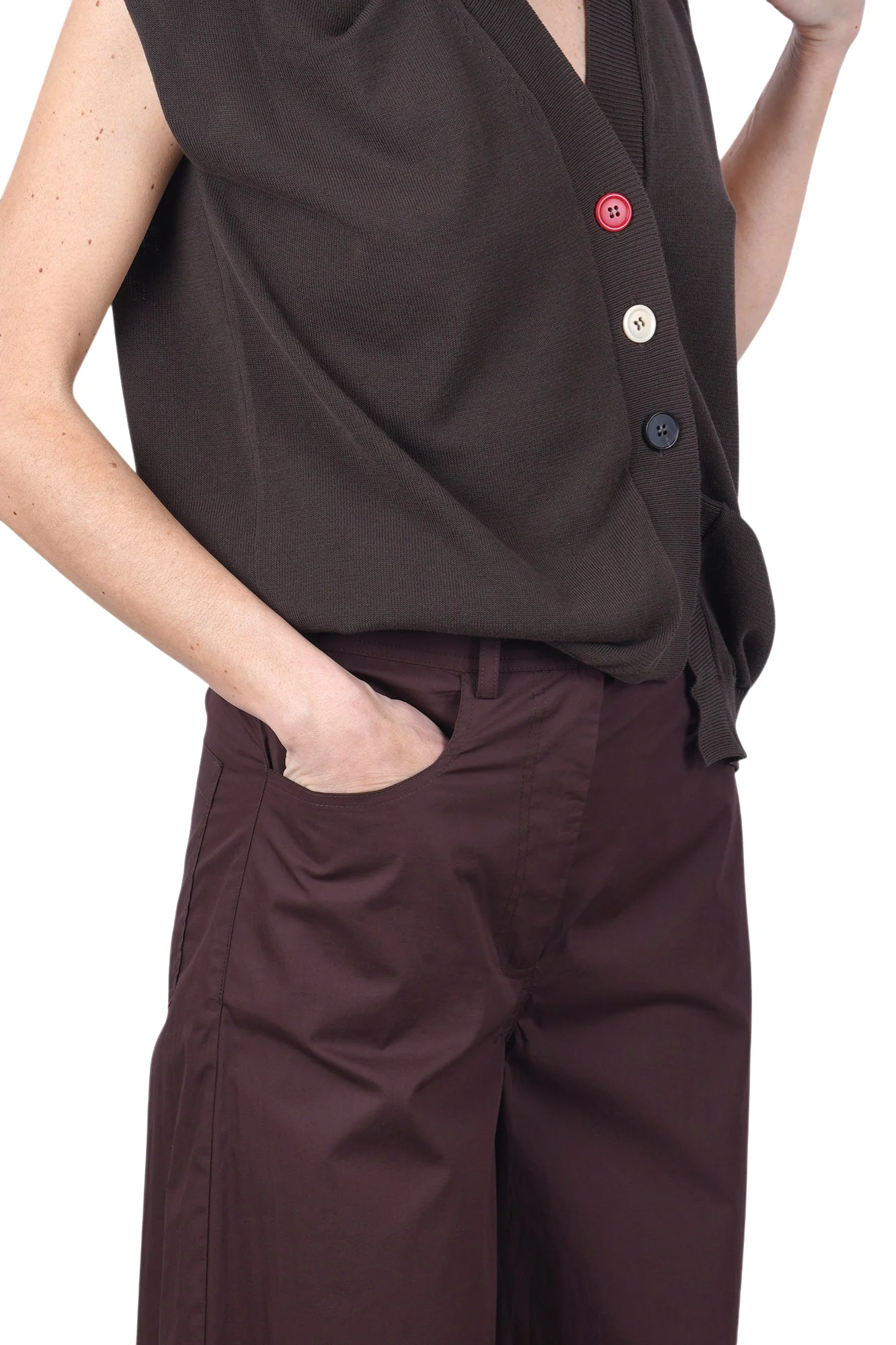 Même Road - Pantalone - 470262 - Moka - Image 6