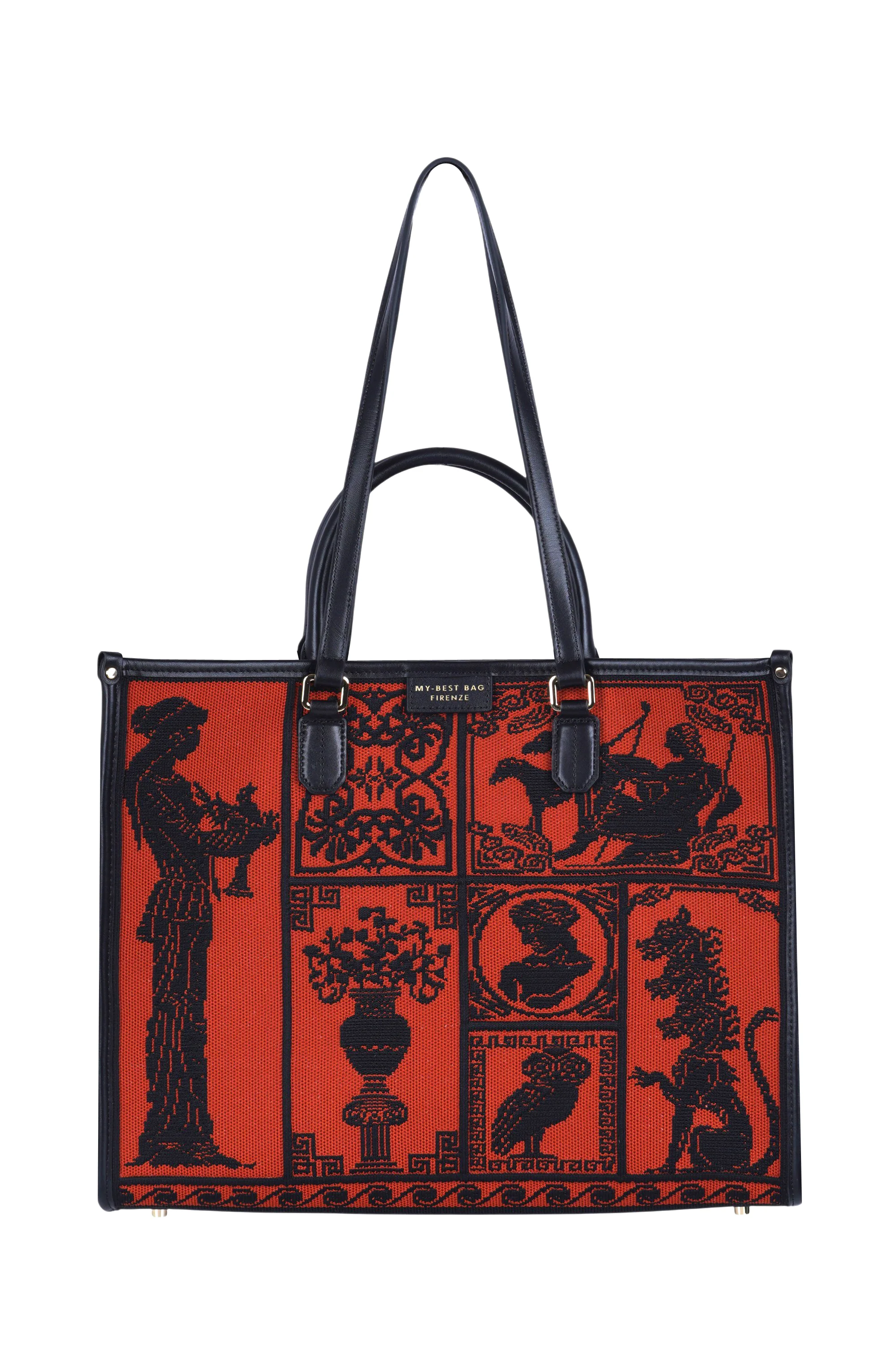 My Best Bags - Borsa grande - 470330 - Nero/Ruggine