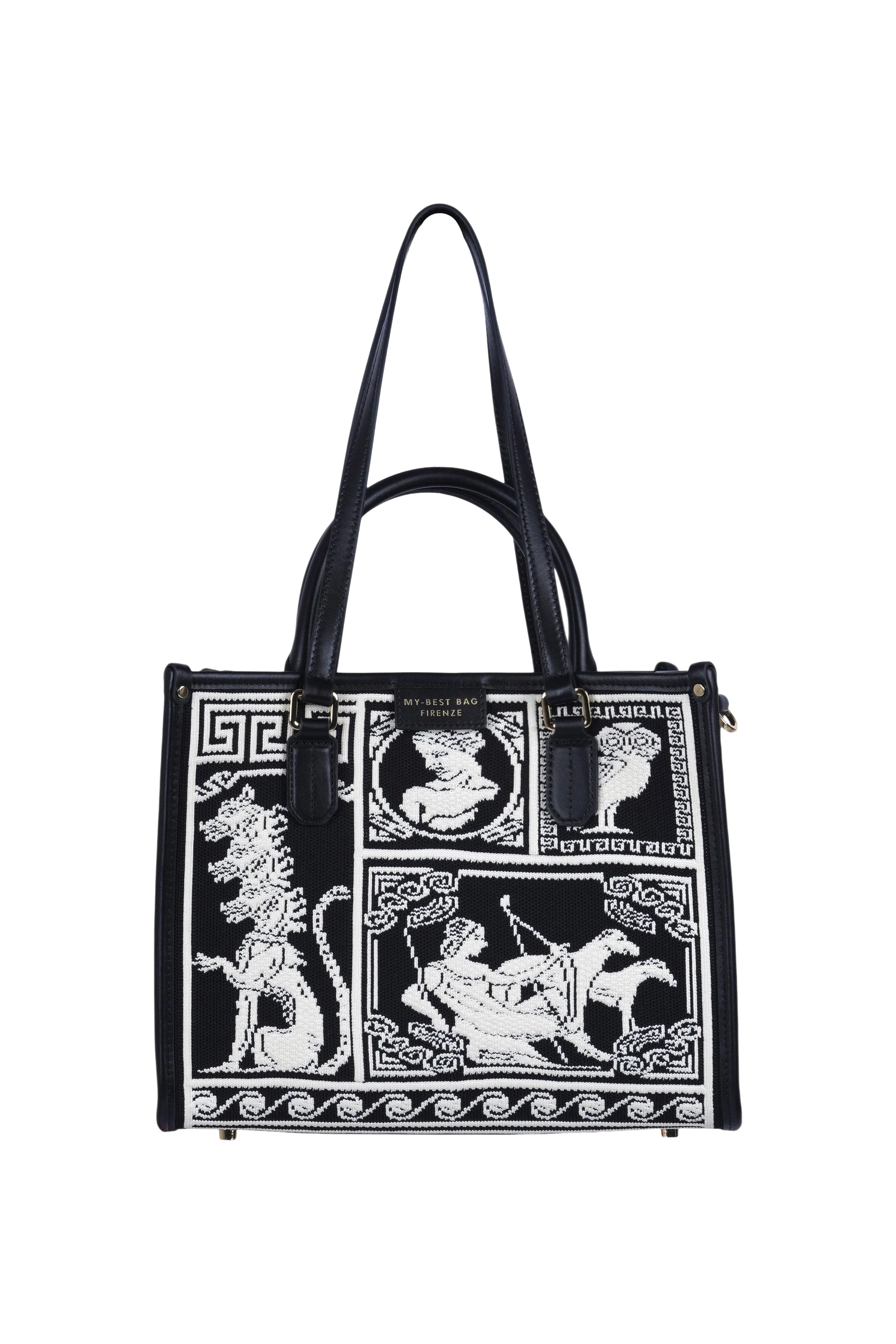 My Best Bags - Borsa media - 470331 - Nero/Bianco