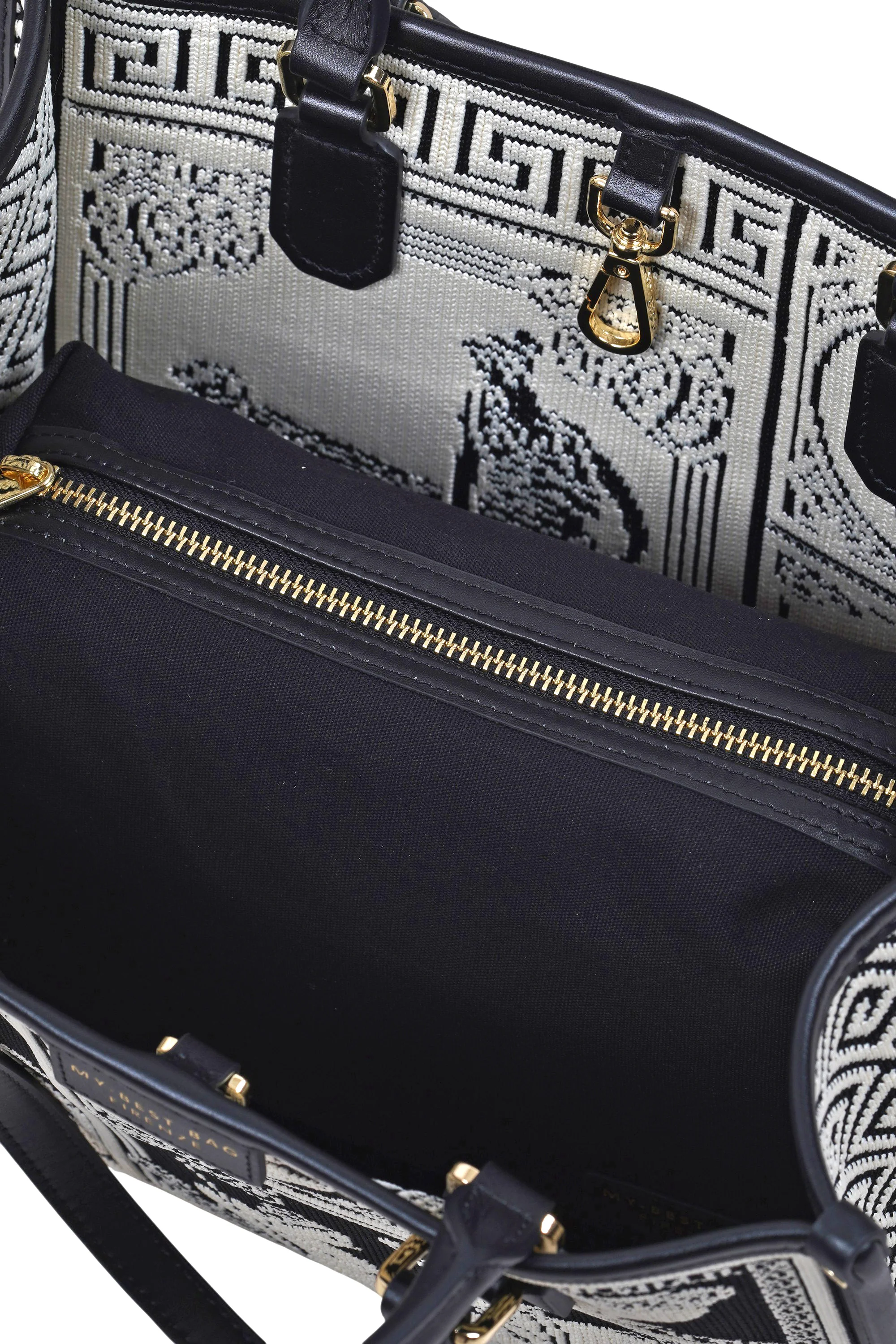 My Best Bags - Borsa media - 470331 - Nero/Bianco - Image 6