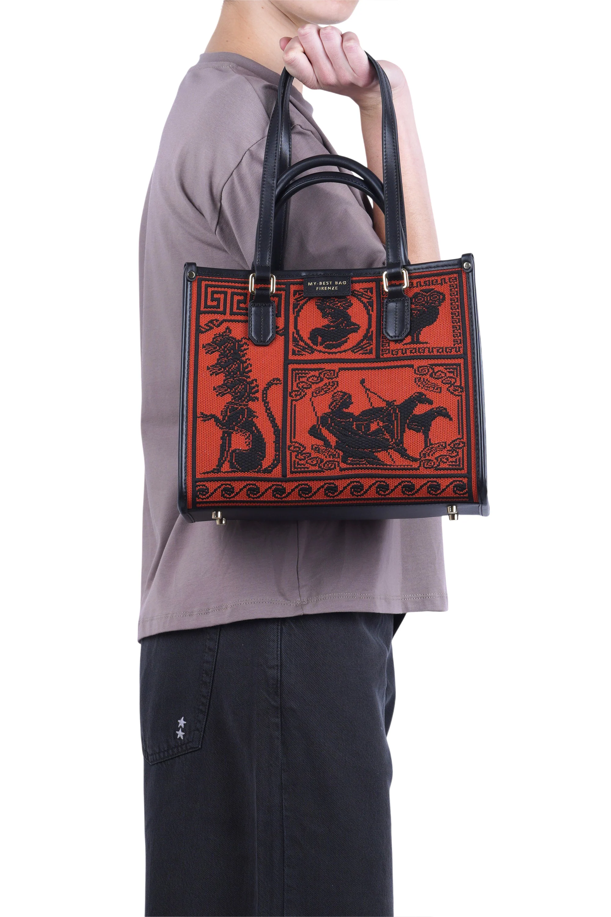 My Best Bags - Borsa media - 470331 - Nero/Ruggine - Image 2