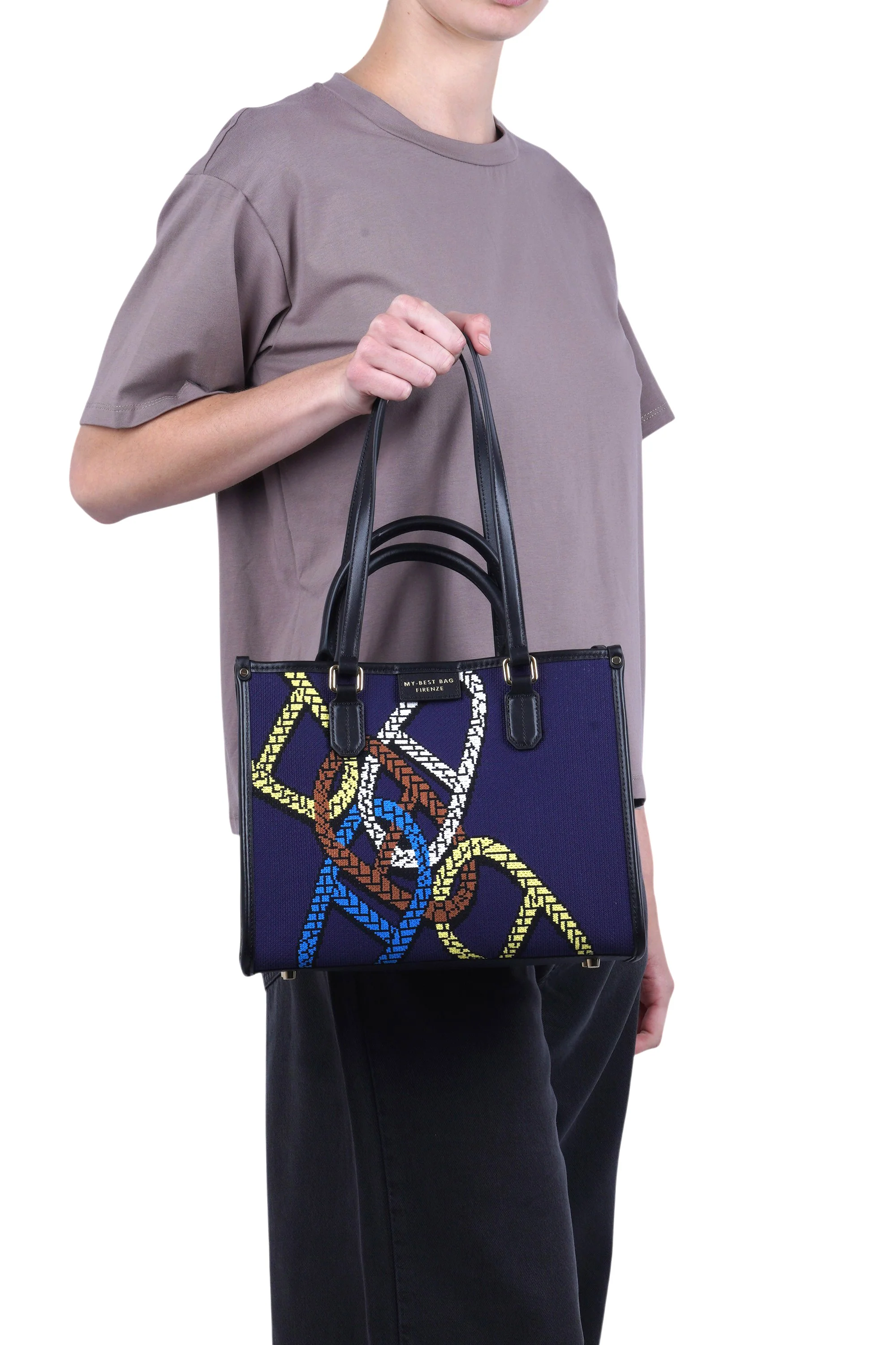 My Best Bags - Borsa media - 470332 - Fantasia Blu - Image 2