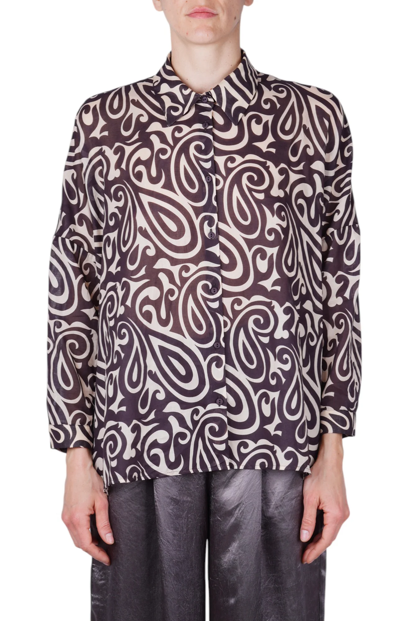 NIU - Camicia - 470374 - Beige/Moro - Image 3