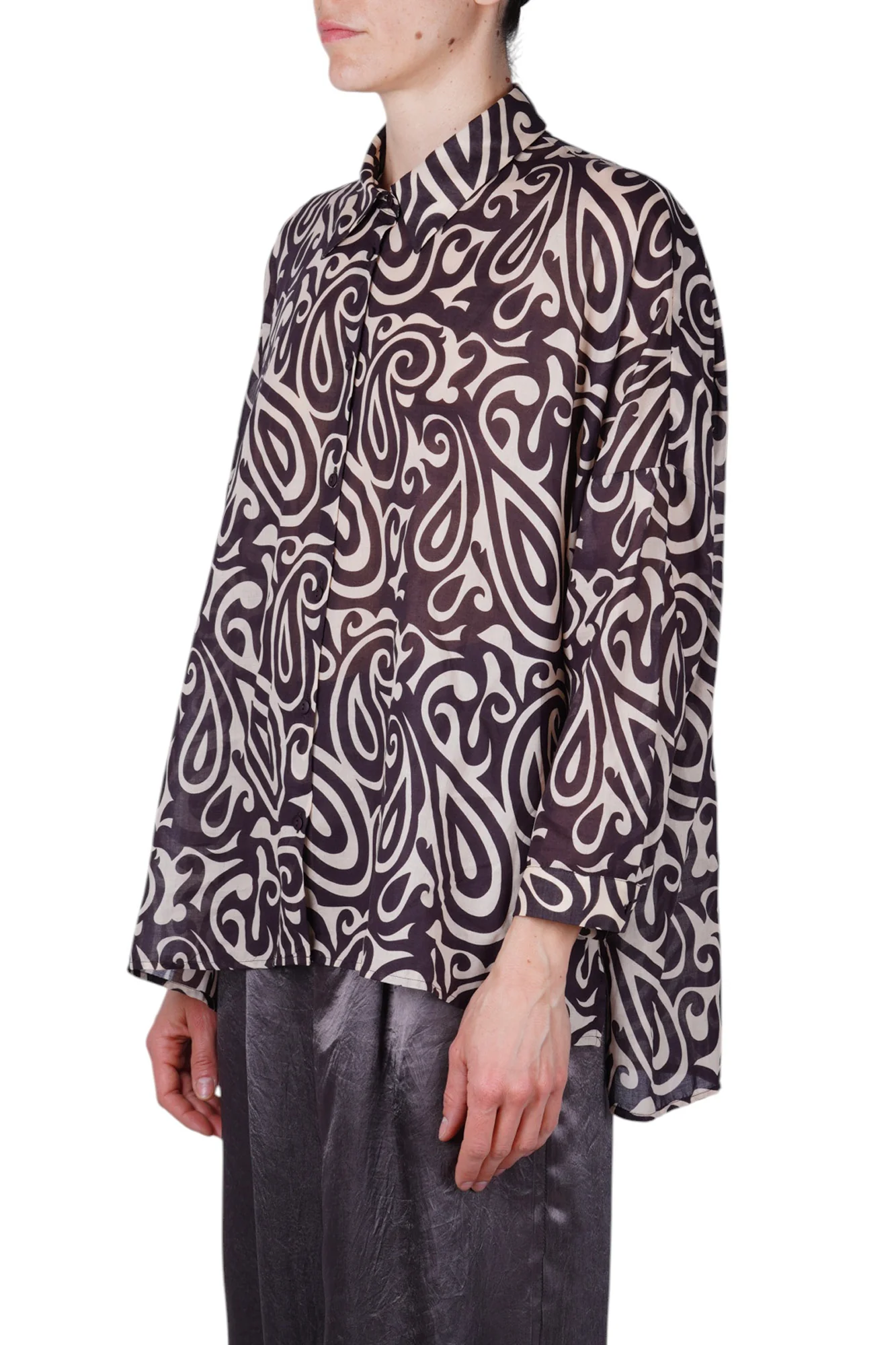 NIU - Camicia - 470374 - Beige/Moro - Image 4