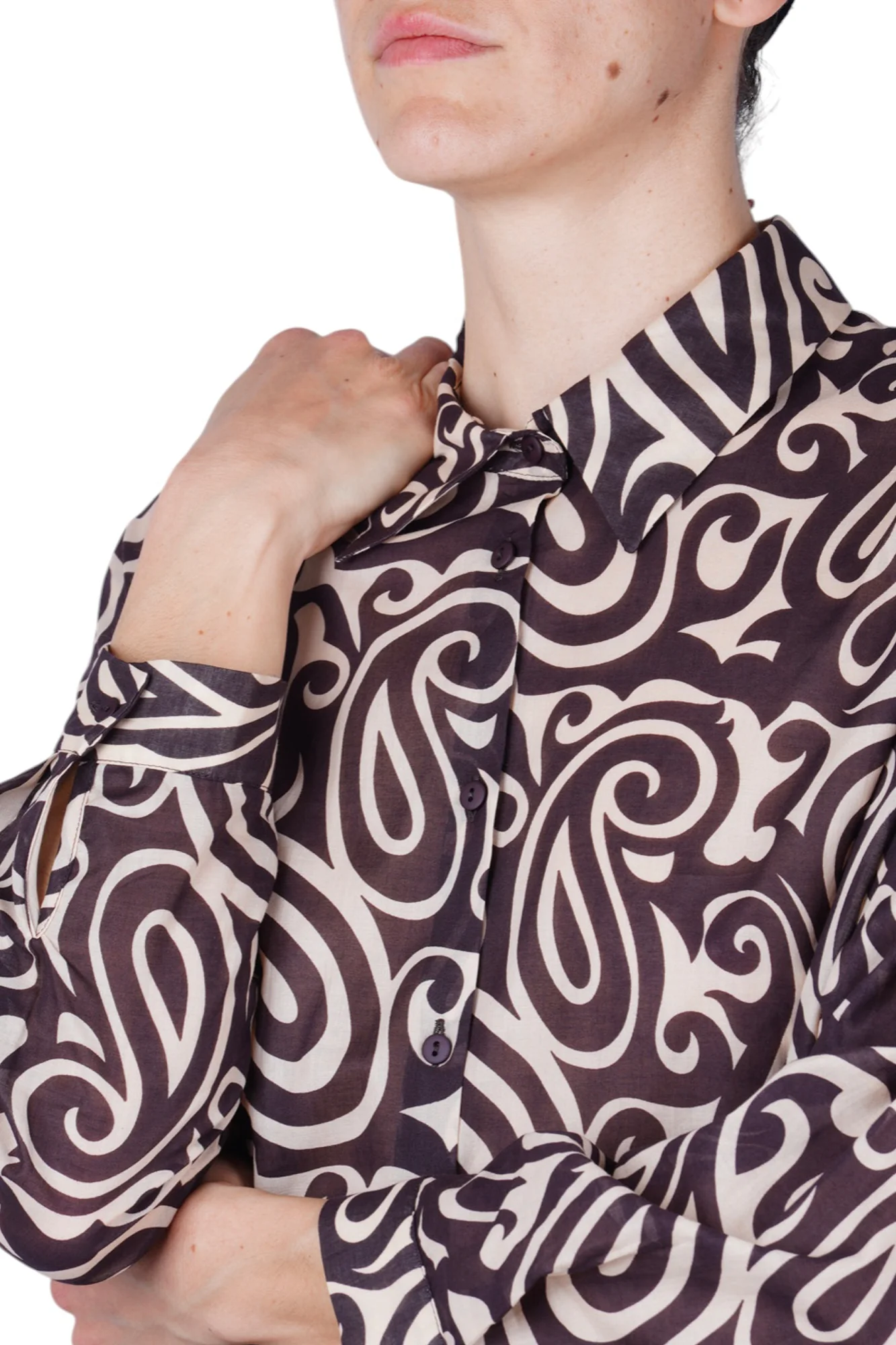 NIU - Camicia - 470374 - Beige/Moro - Image 6