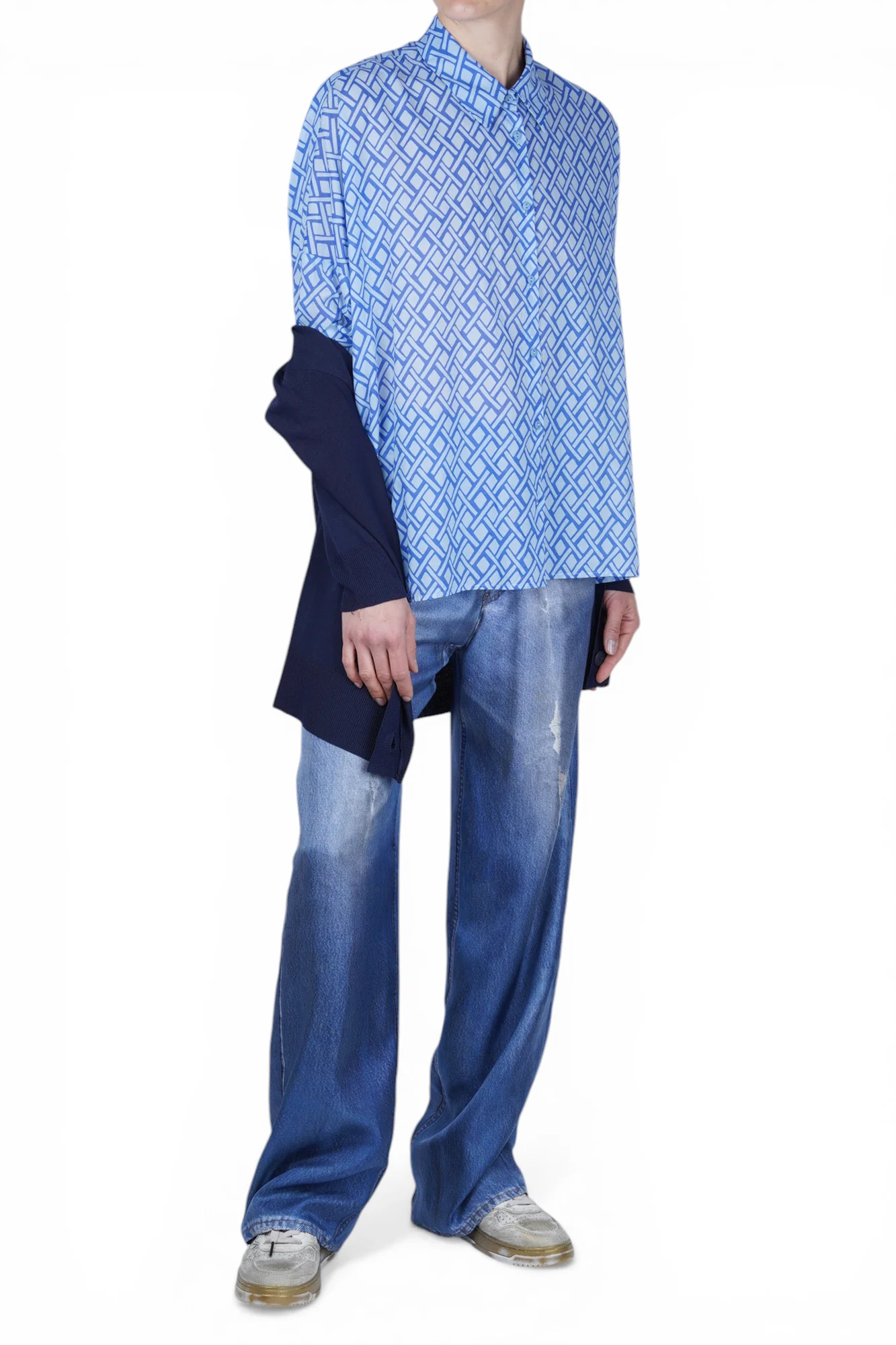 NIU - Camicia - 470374 - Fantasia Azzurro - Image 2
