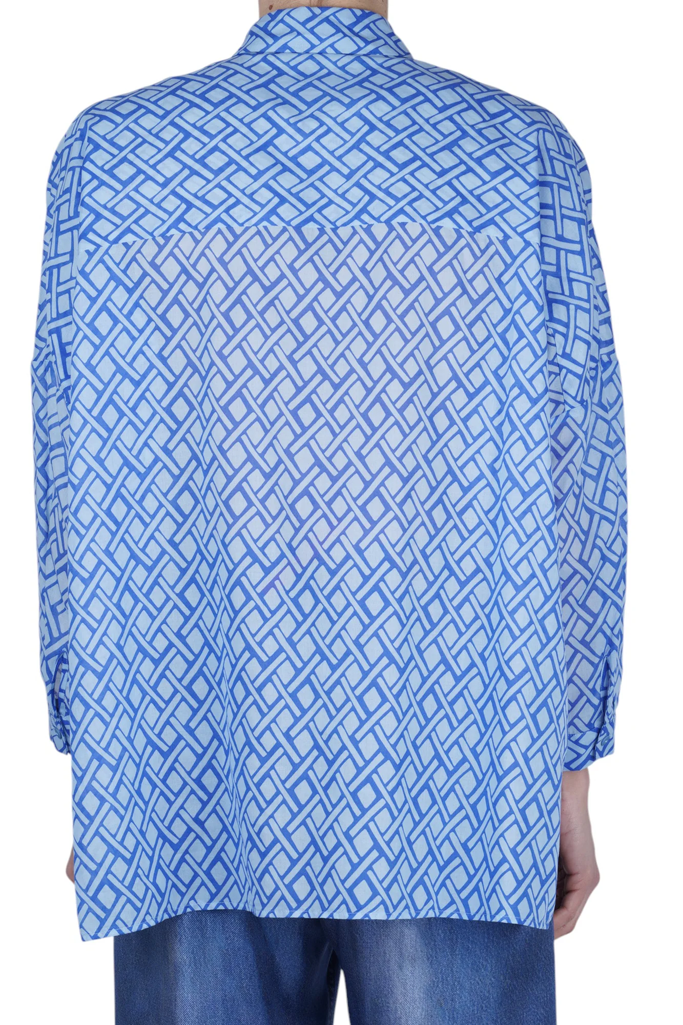 NIU - Camicia - 470374 - Fantasia Azzurro - Image 5