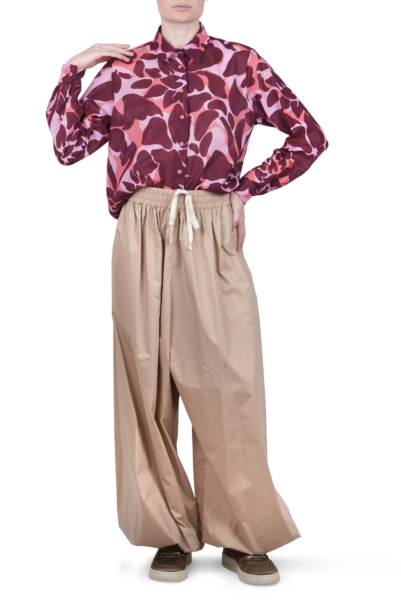 NIU - Camicia - 470379 - Rosa/Bordeaux - Image 2