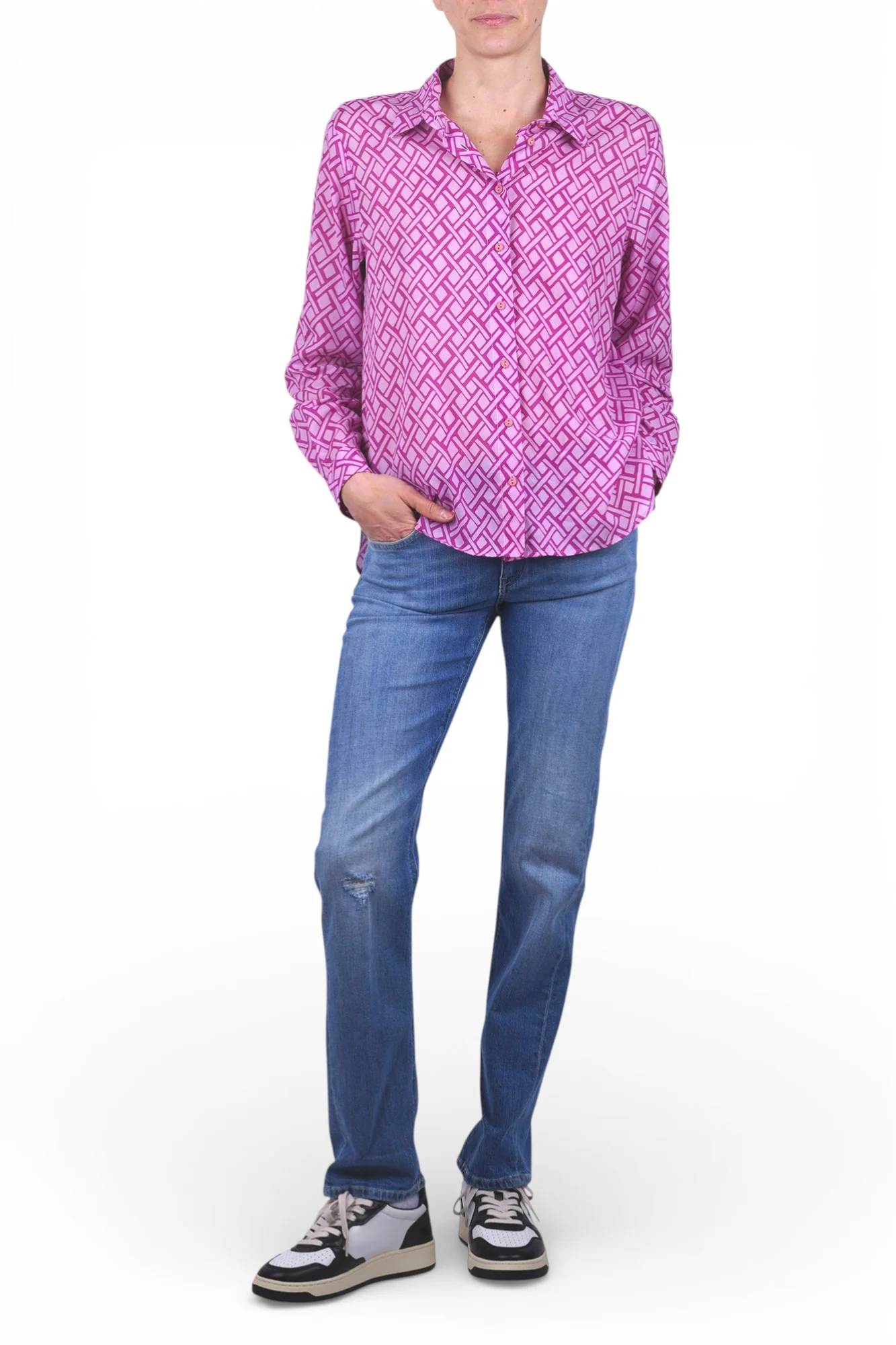 NIU - Camicia - 470379 - Rosa/Fuxia - Image 2