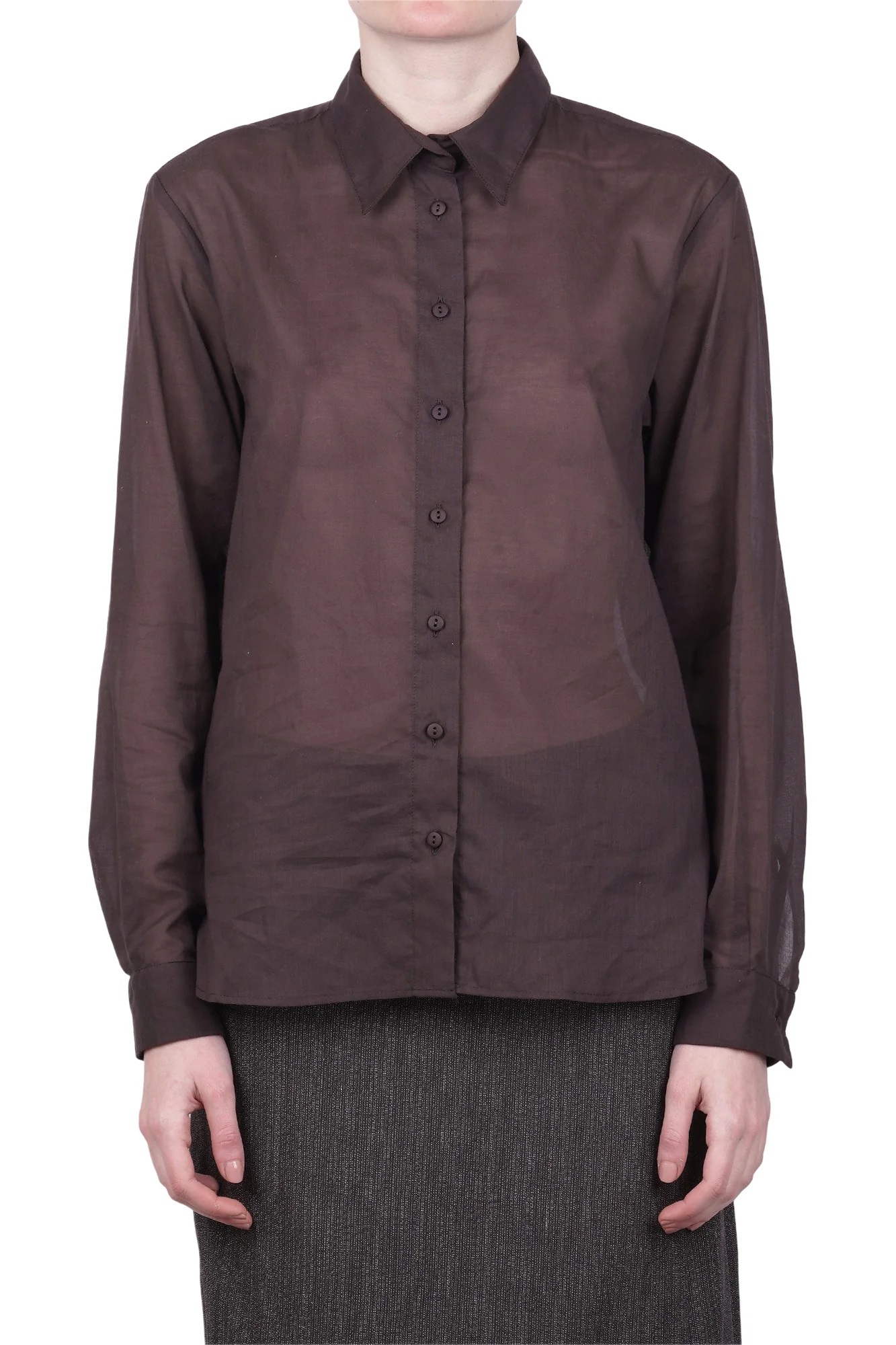 NIU - Camicia - 470380 - Cioccolato - Image 3