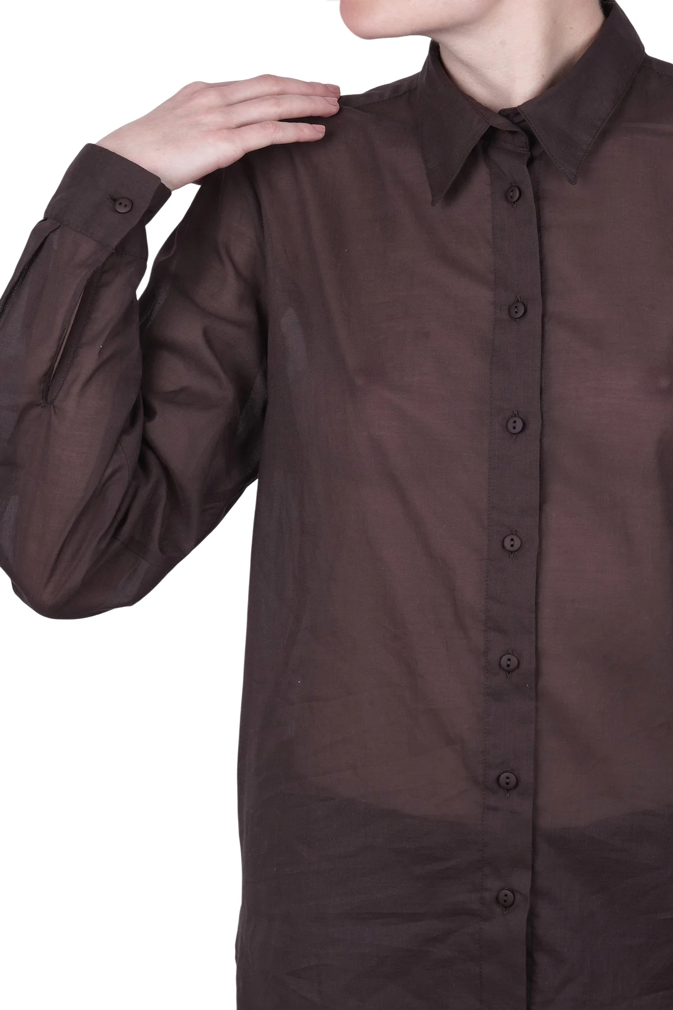 NIU - Camicia - 470380 - Cioccolato - Image 6