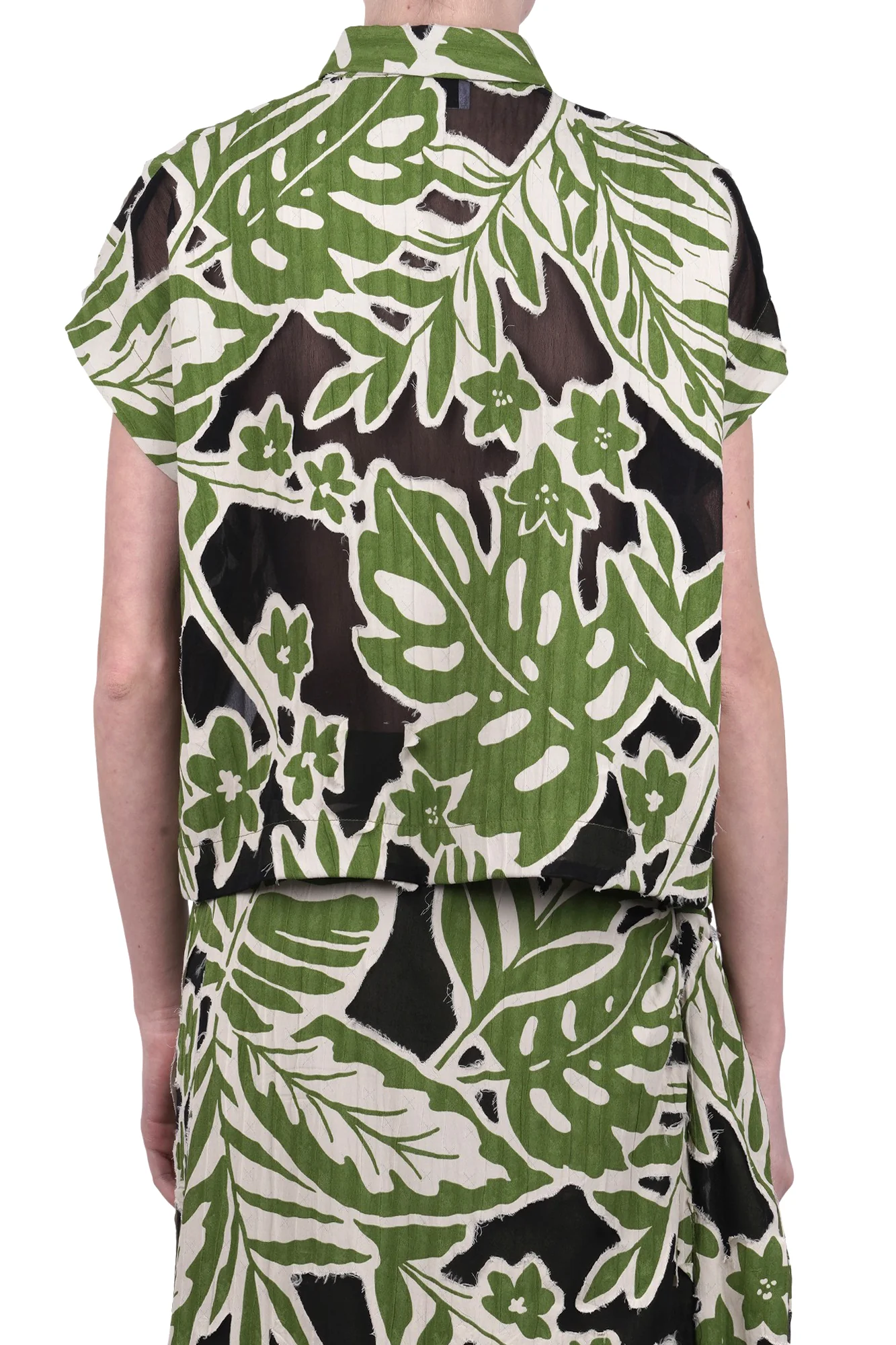 NIU - Camicia - 470381 - Fantasia Verde - Image 5