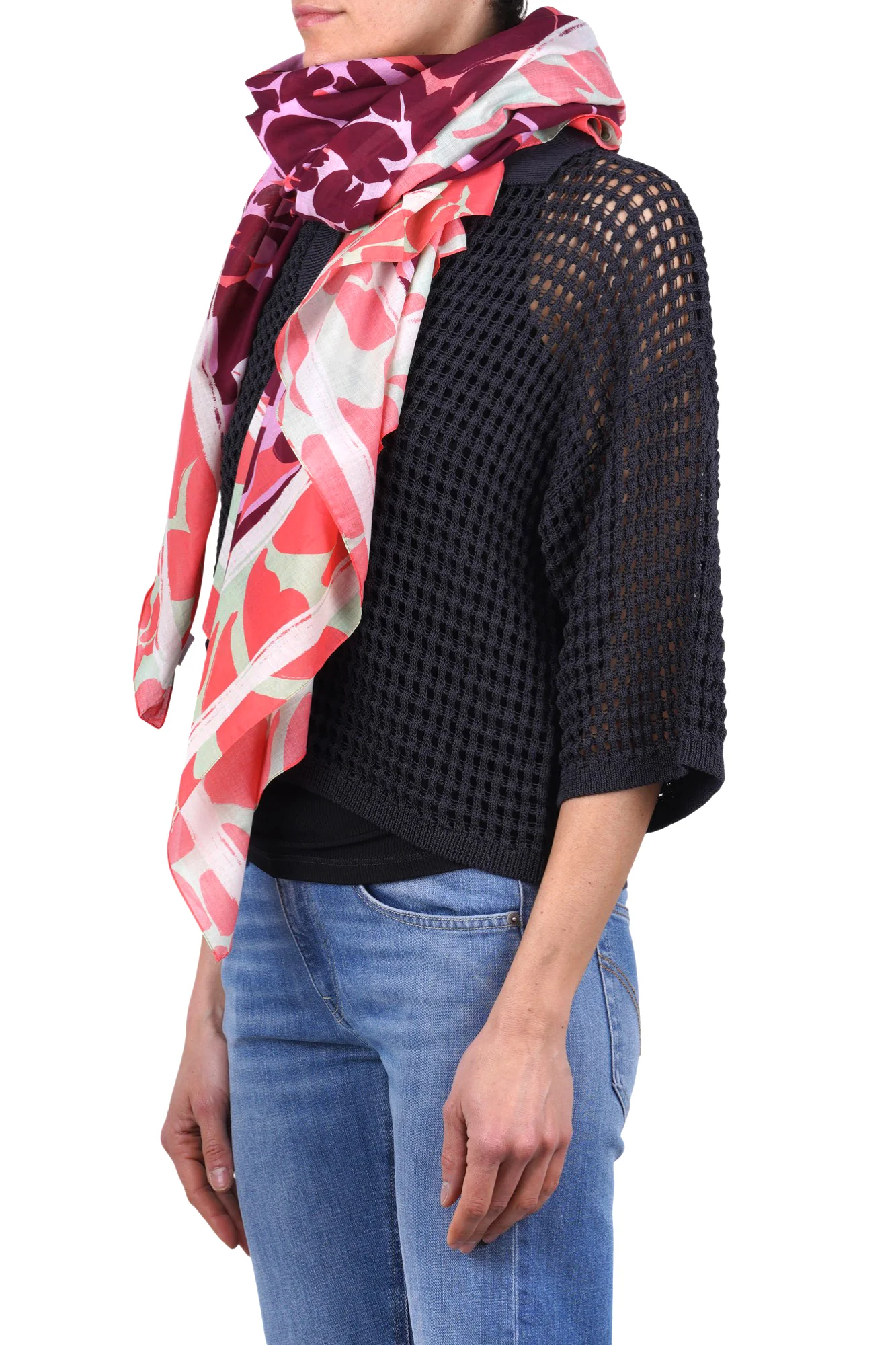 NIU - Sciarpa - 470382 - Rosa/Bordeaux - Image 4