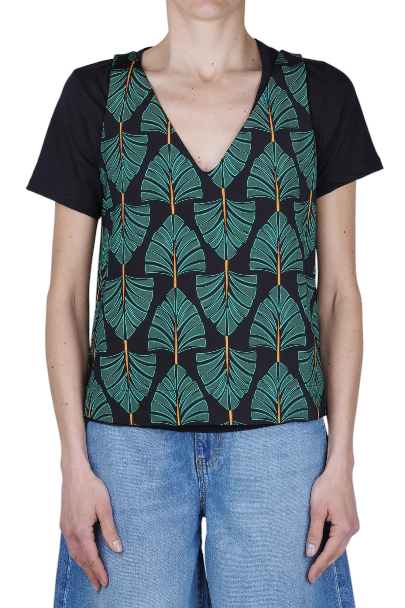 NIU - Top - 470367 - Verde/Nero - Image 3