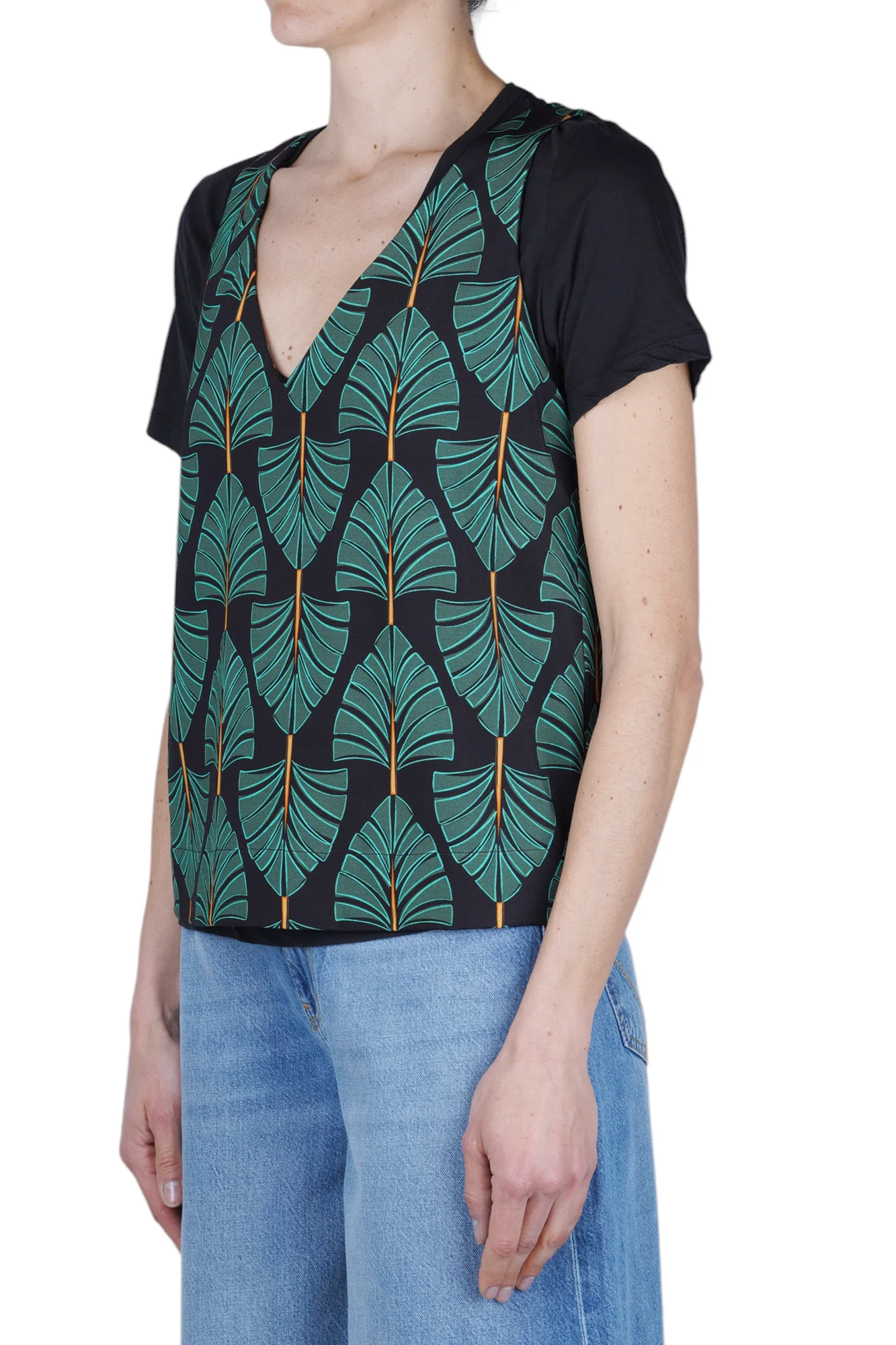 NIU - Top - 470367 - Verde/Nero - Image 4