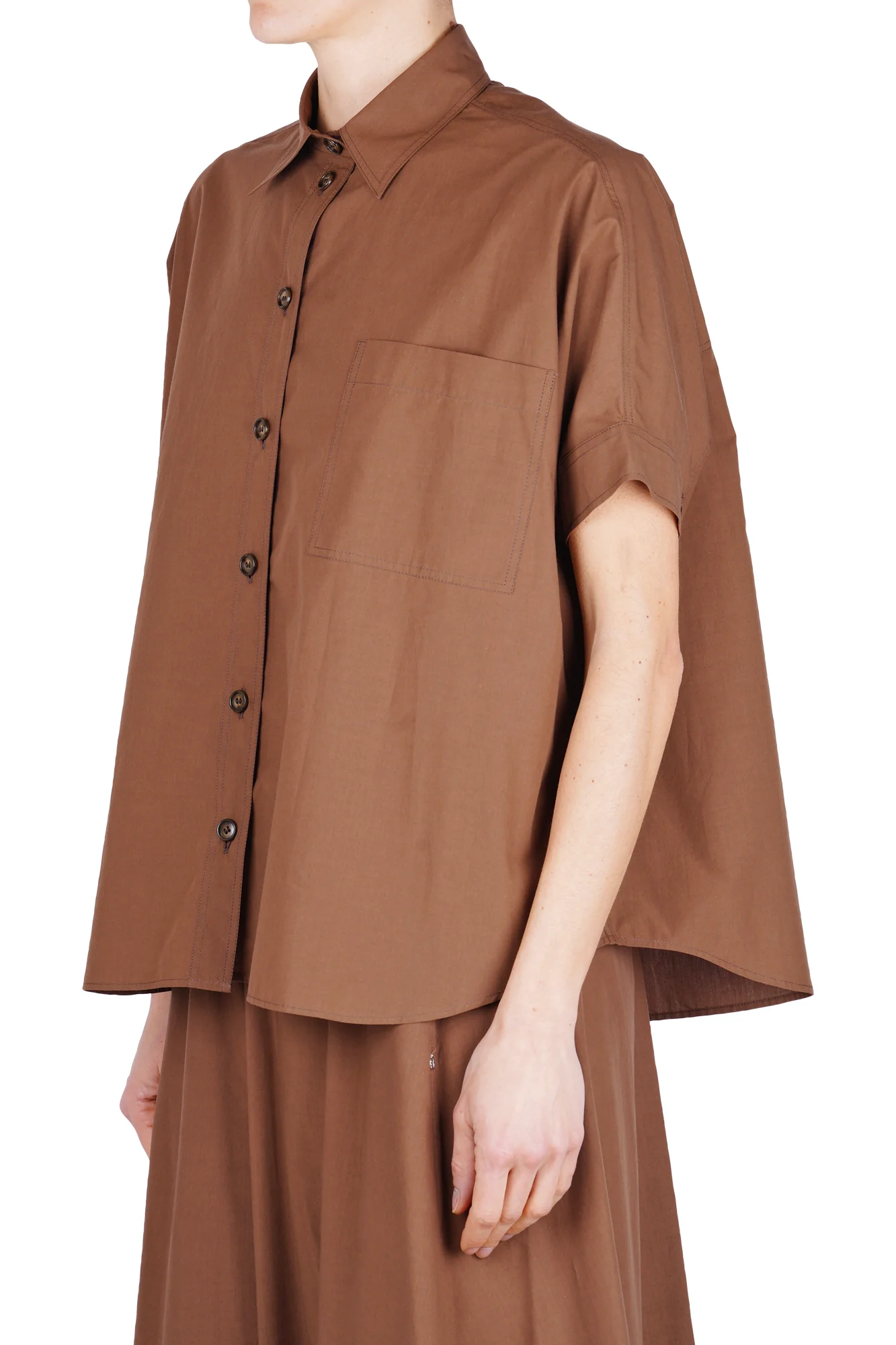 Ottod'ame - Camicia - 470717 - Cioccolato - Image 4