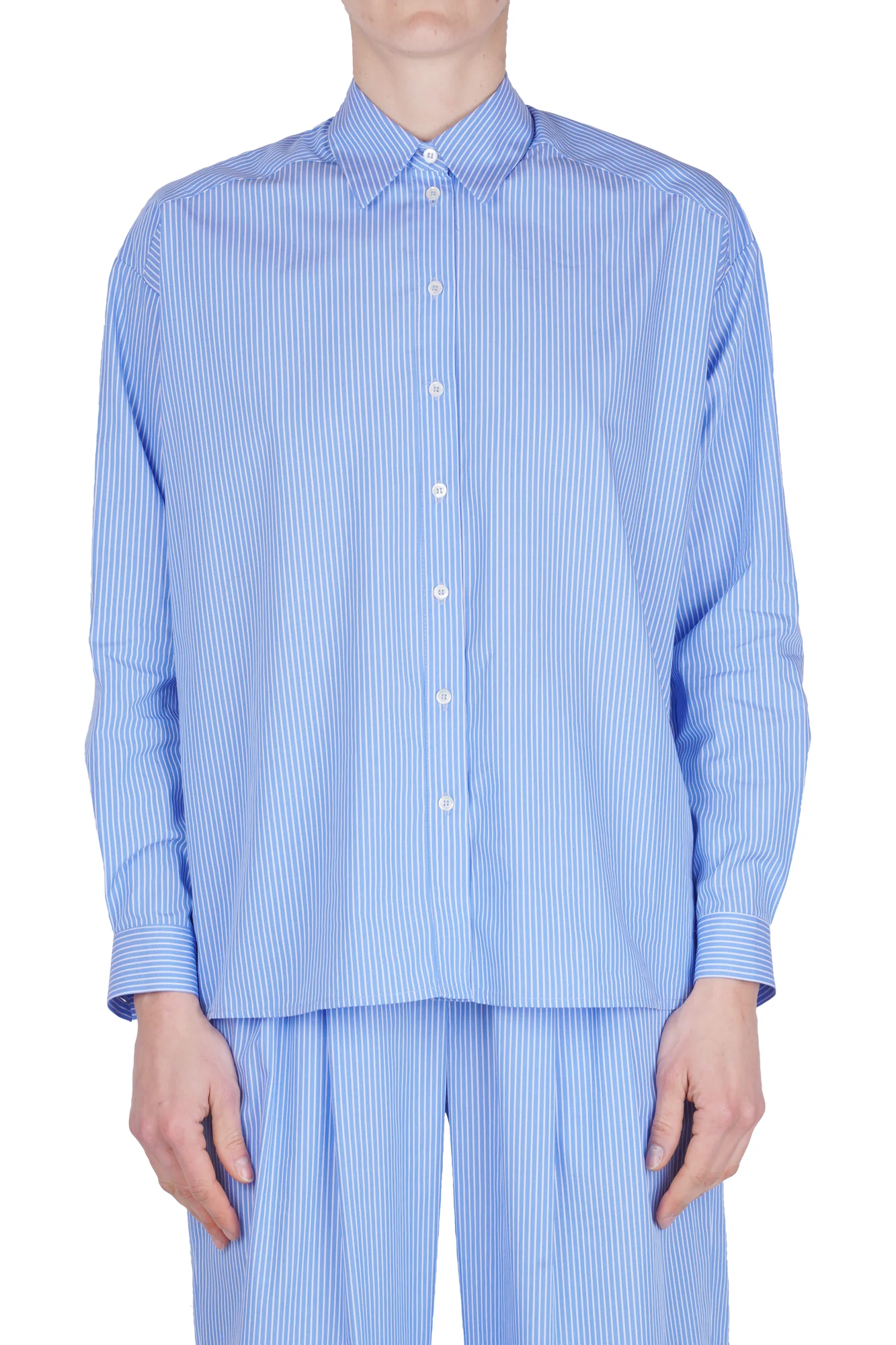 Ottod'ame - Camicia - 470729 - Azzurro/Bianco - Image 3