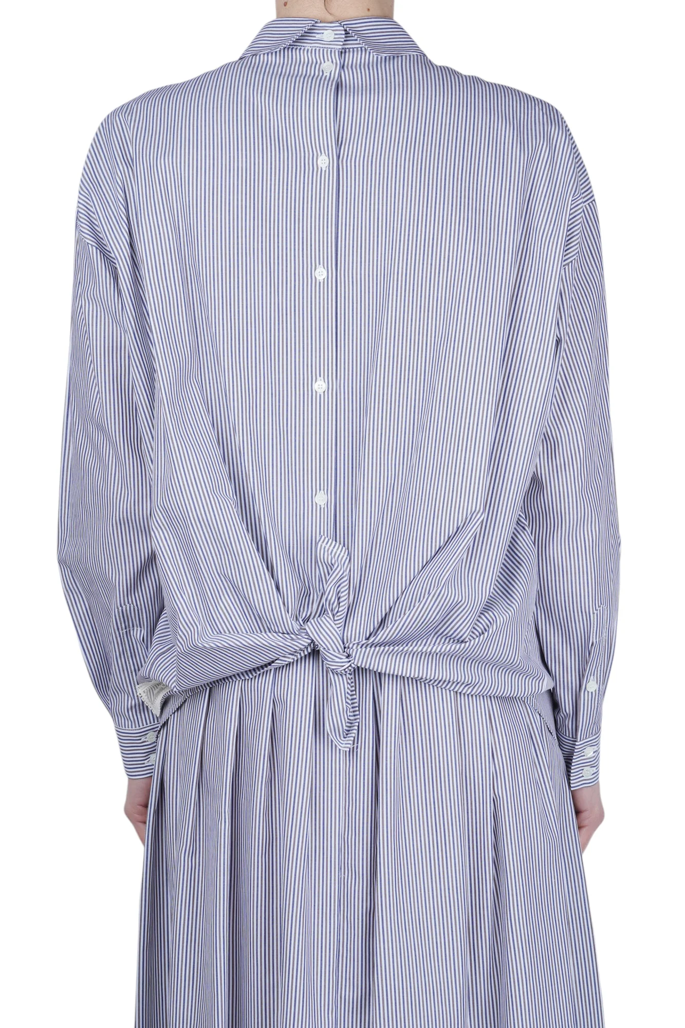 Ottod'ame - Camicia - 470738 - Blu/Marrone - Image 5