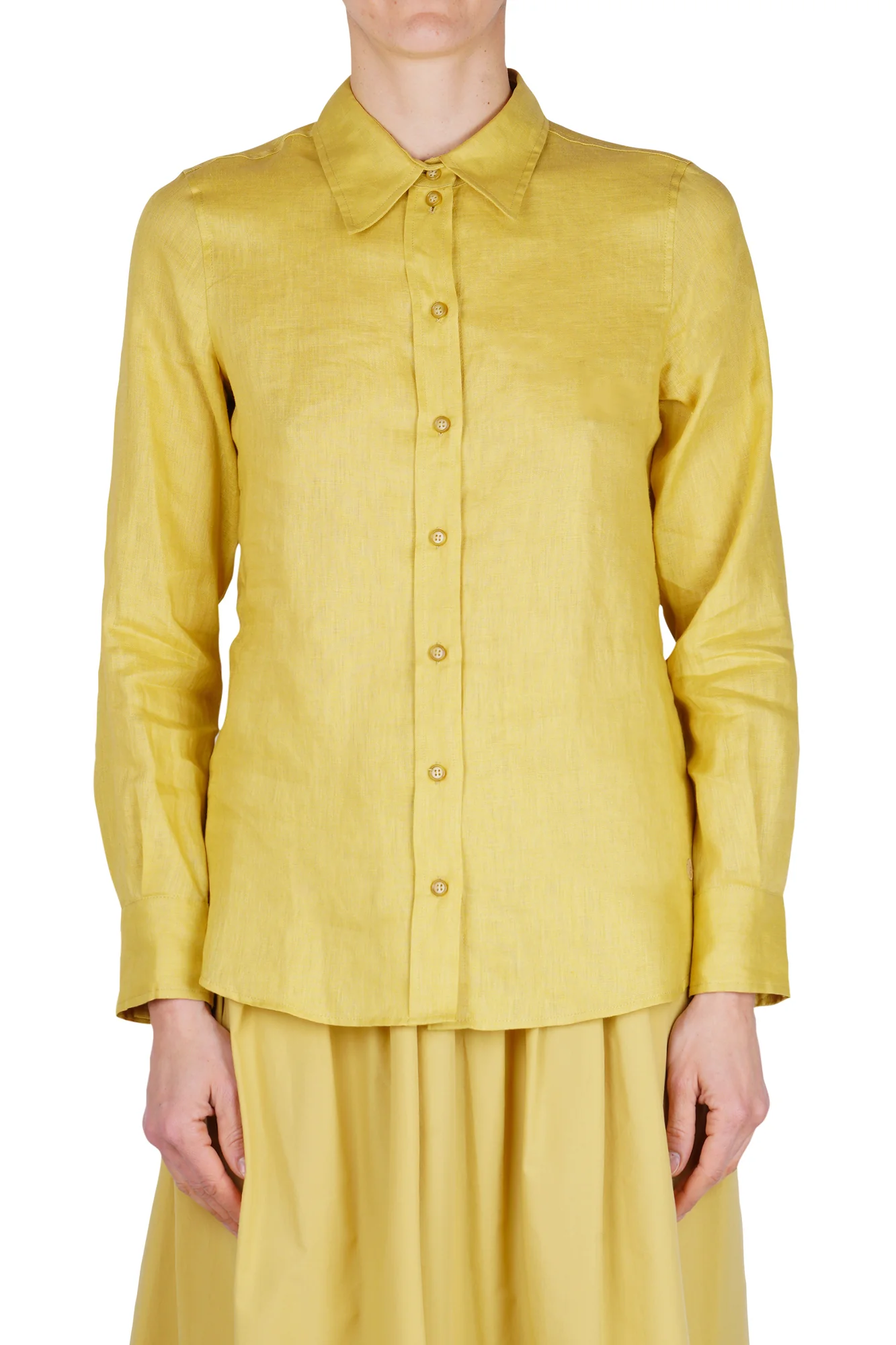 Ottod'ame - Camicia - 470749 - Senape - Image 3